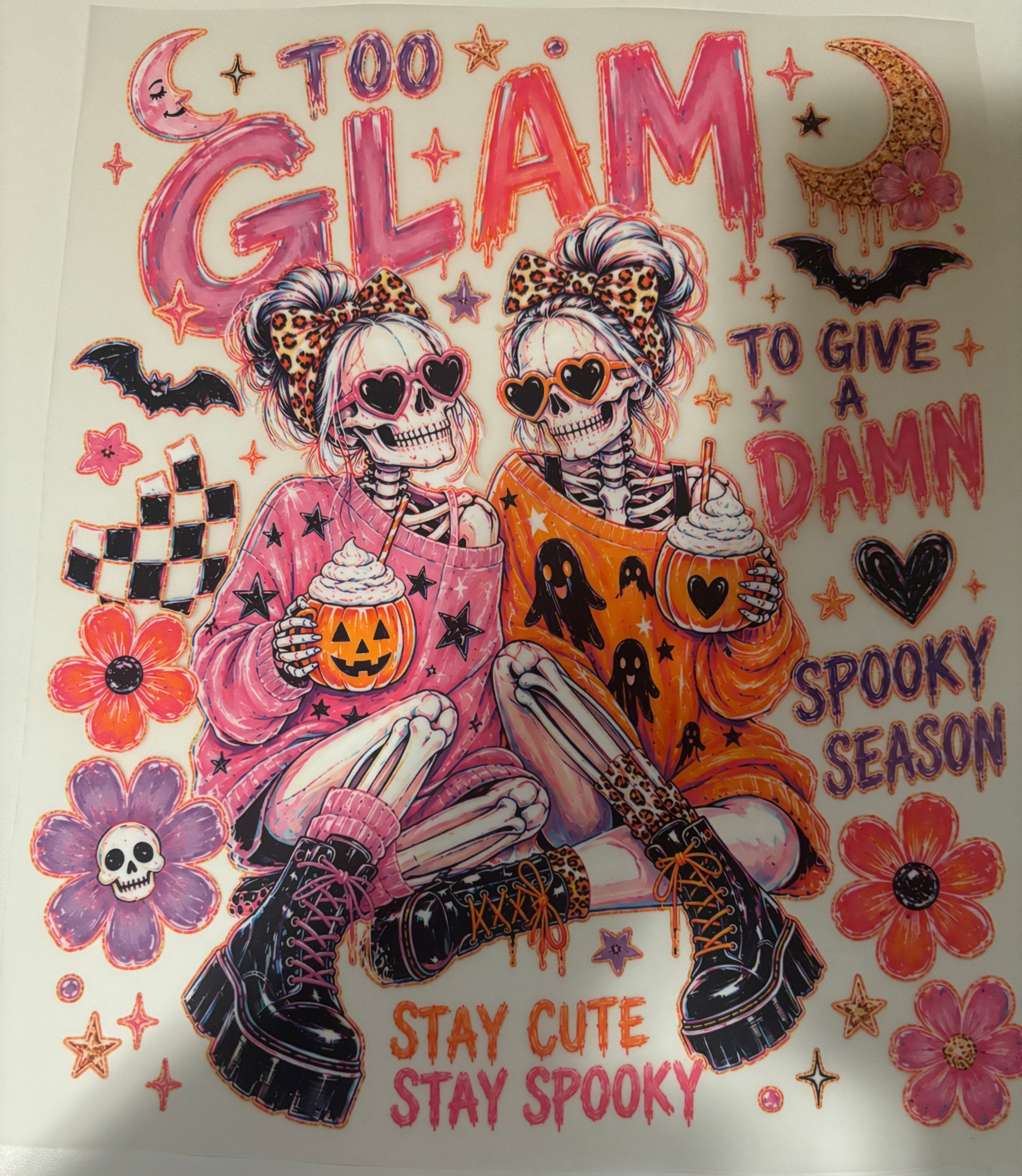 Too Glam Tee Design