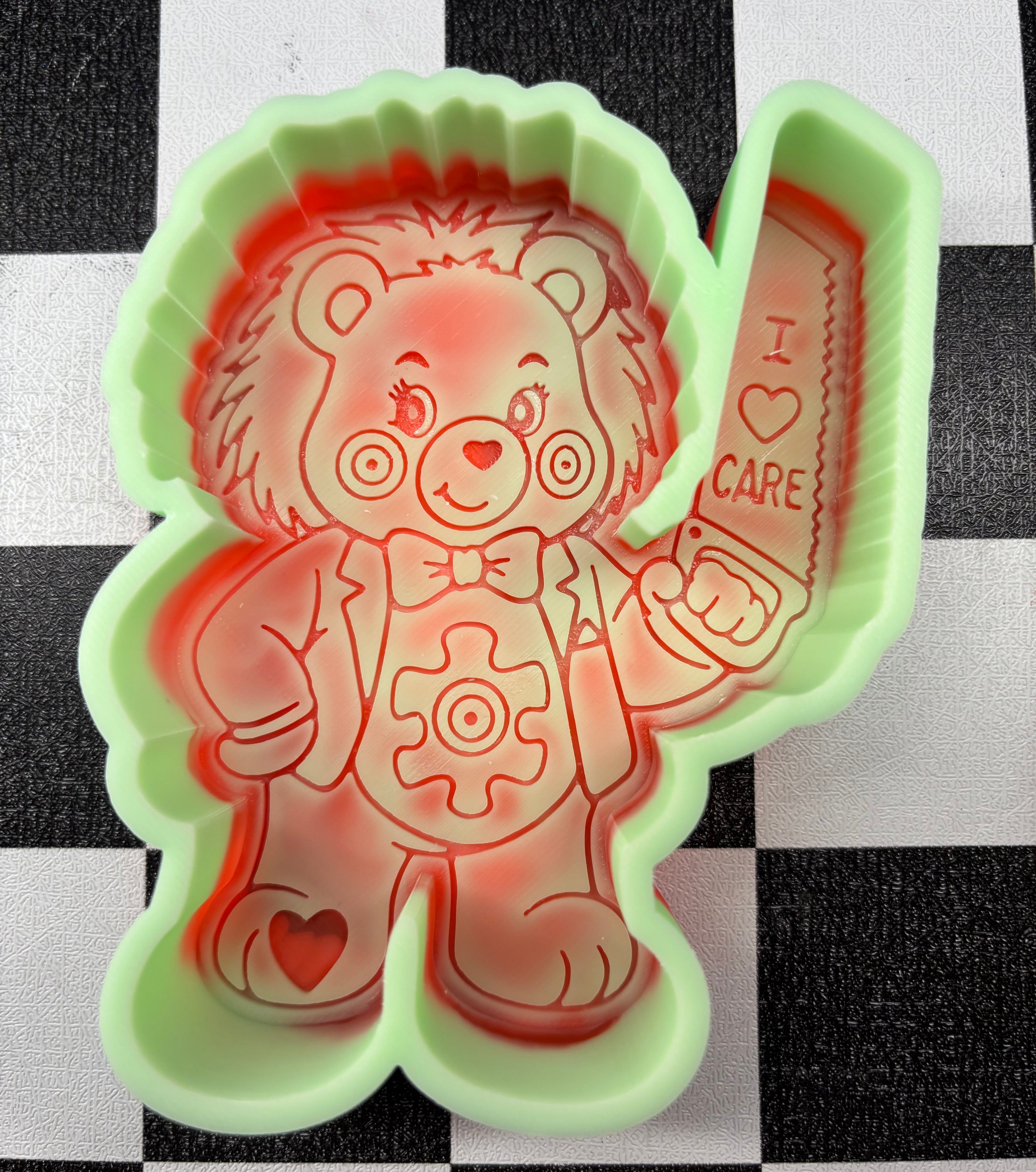 Saw Scary Bear Custom Freshie Mold