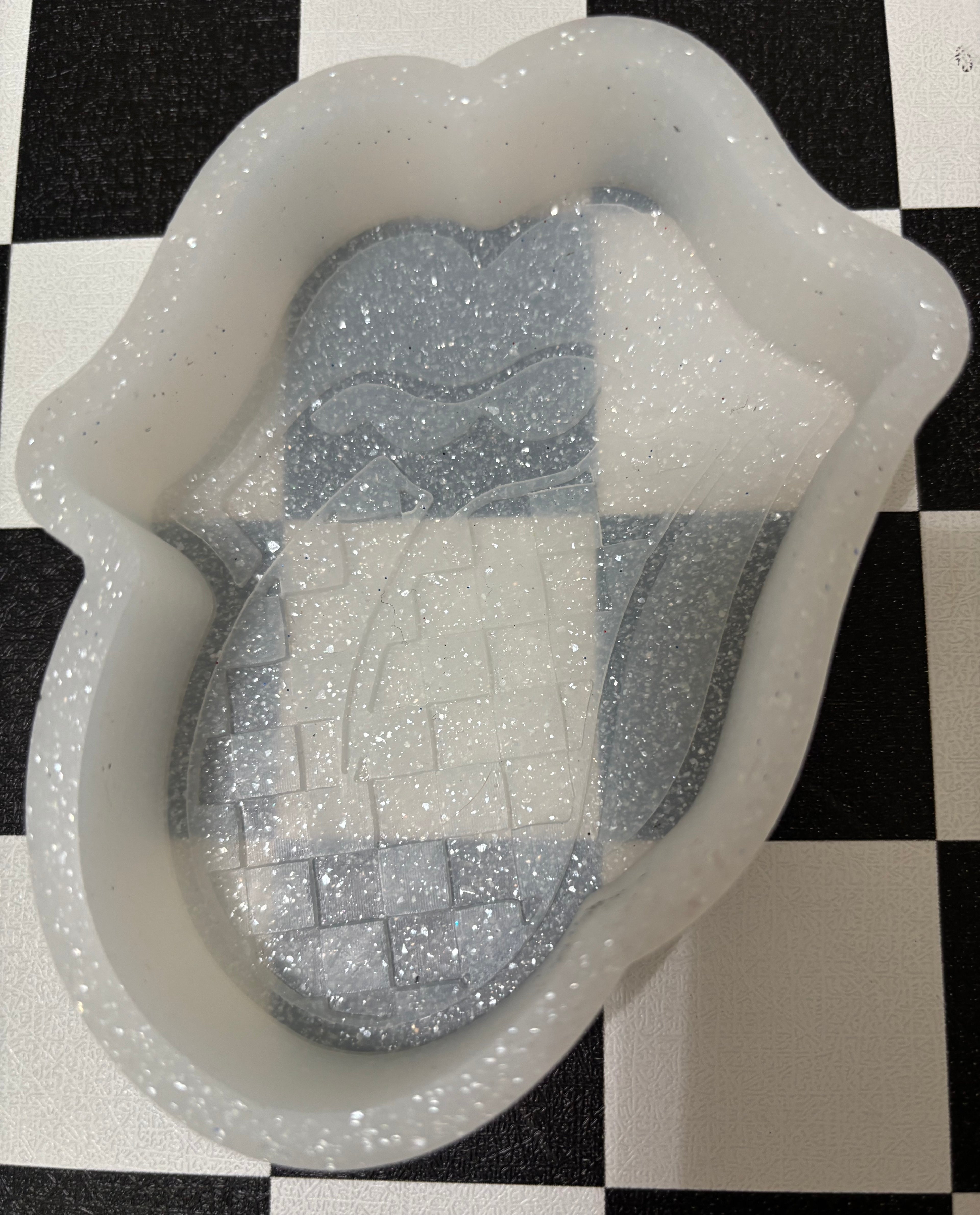 Custom Rolling stones Tongue Freshie Mold
