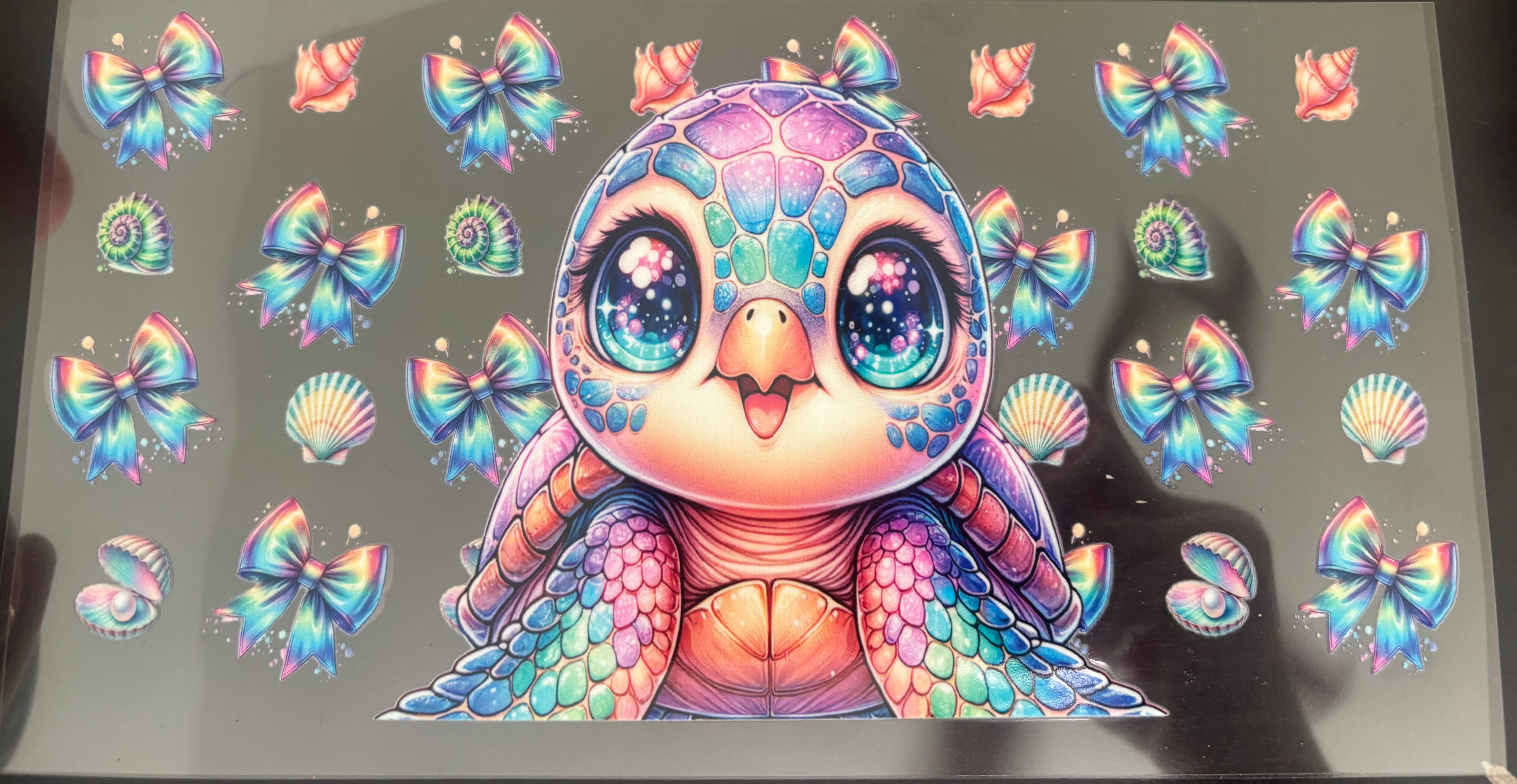 16 oz Cute Turtle Face