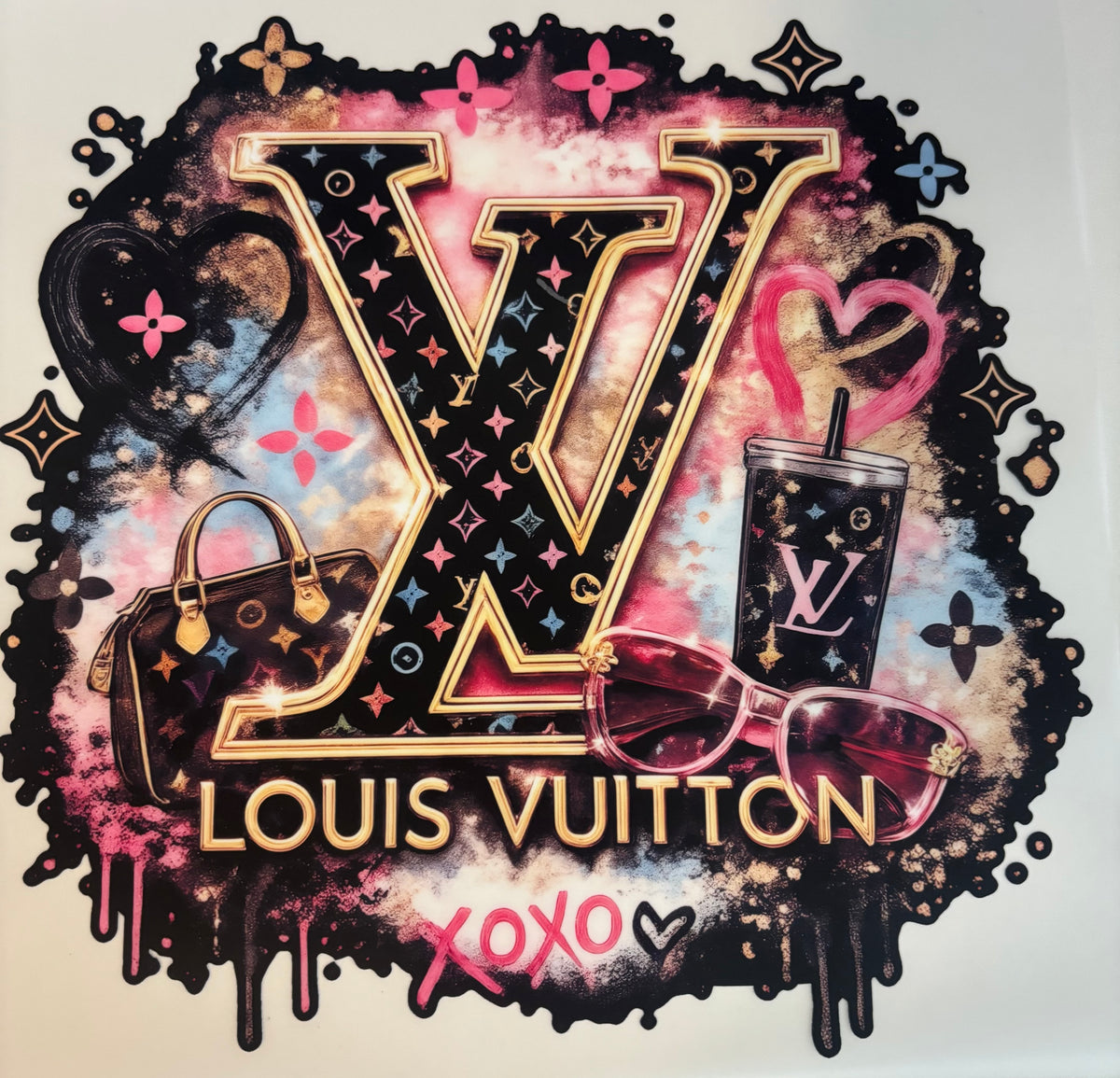 The Pink V Tee Design
