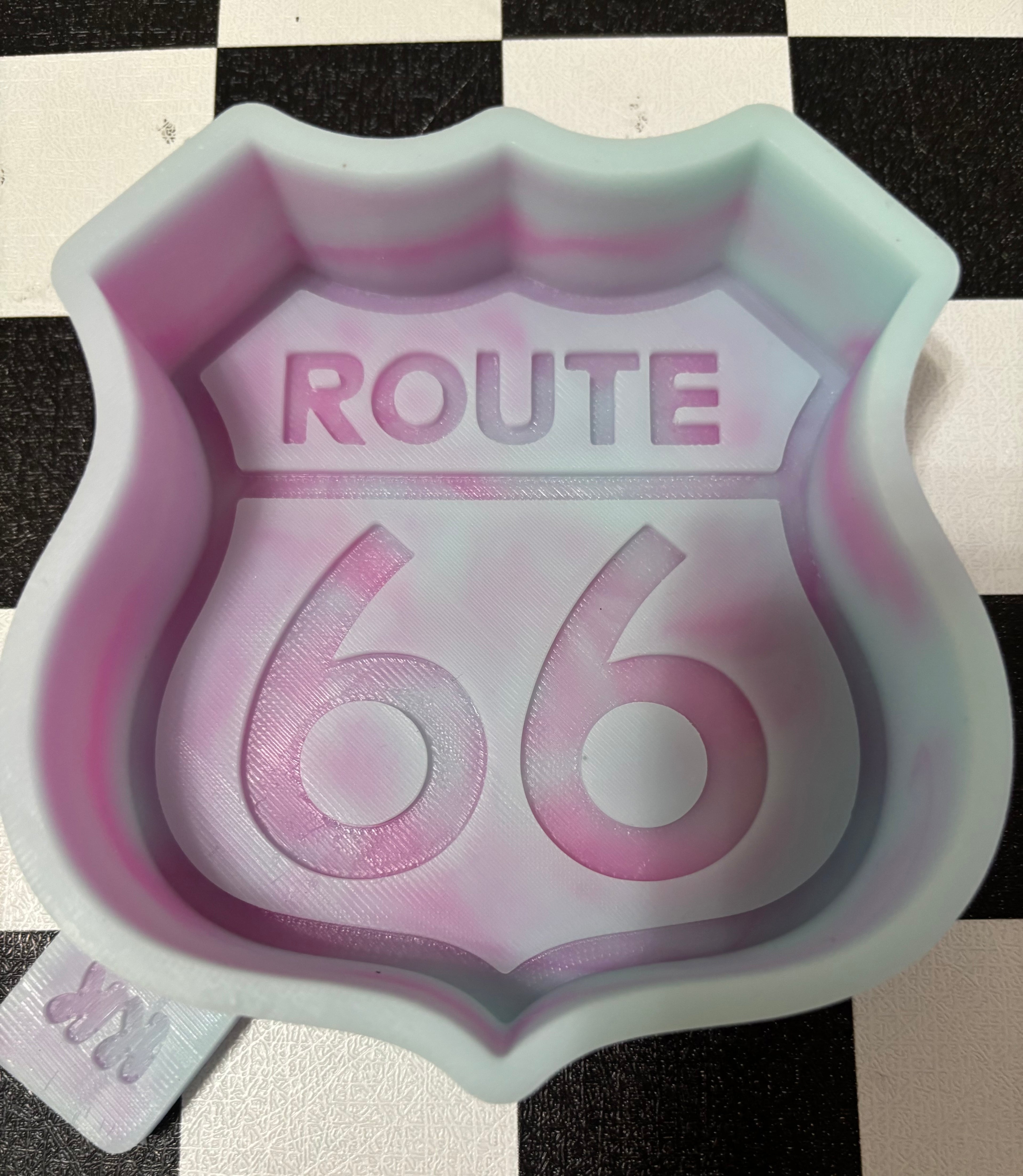 Custom Route 66 Freshie Mold