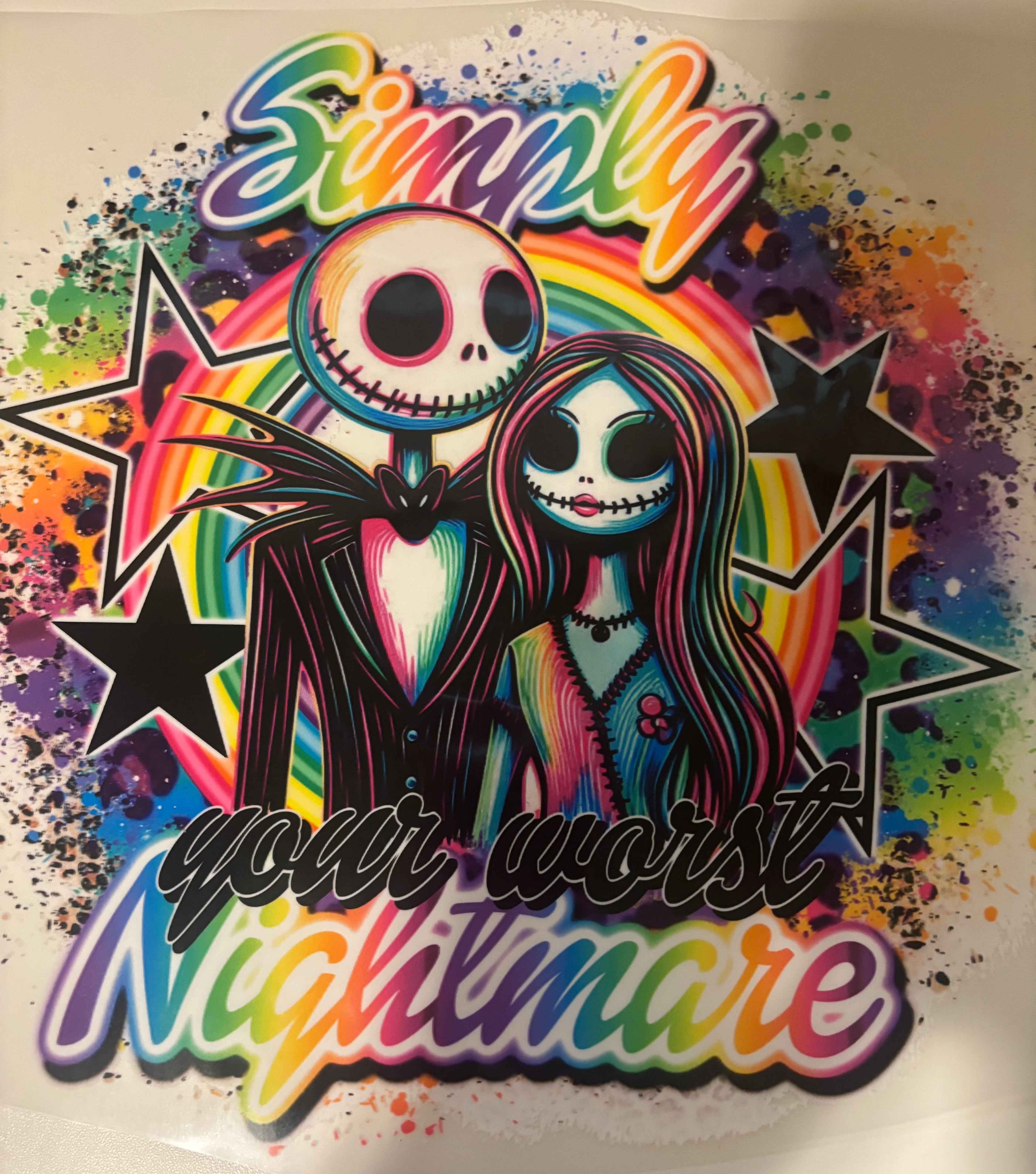 Simply your worst nightmare tee design