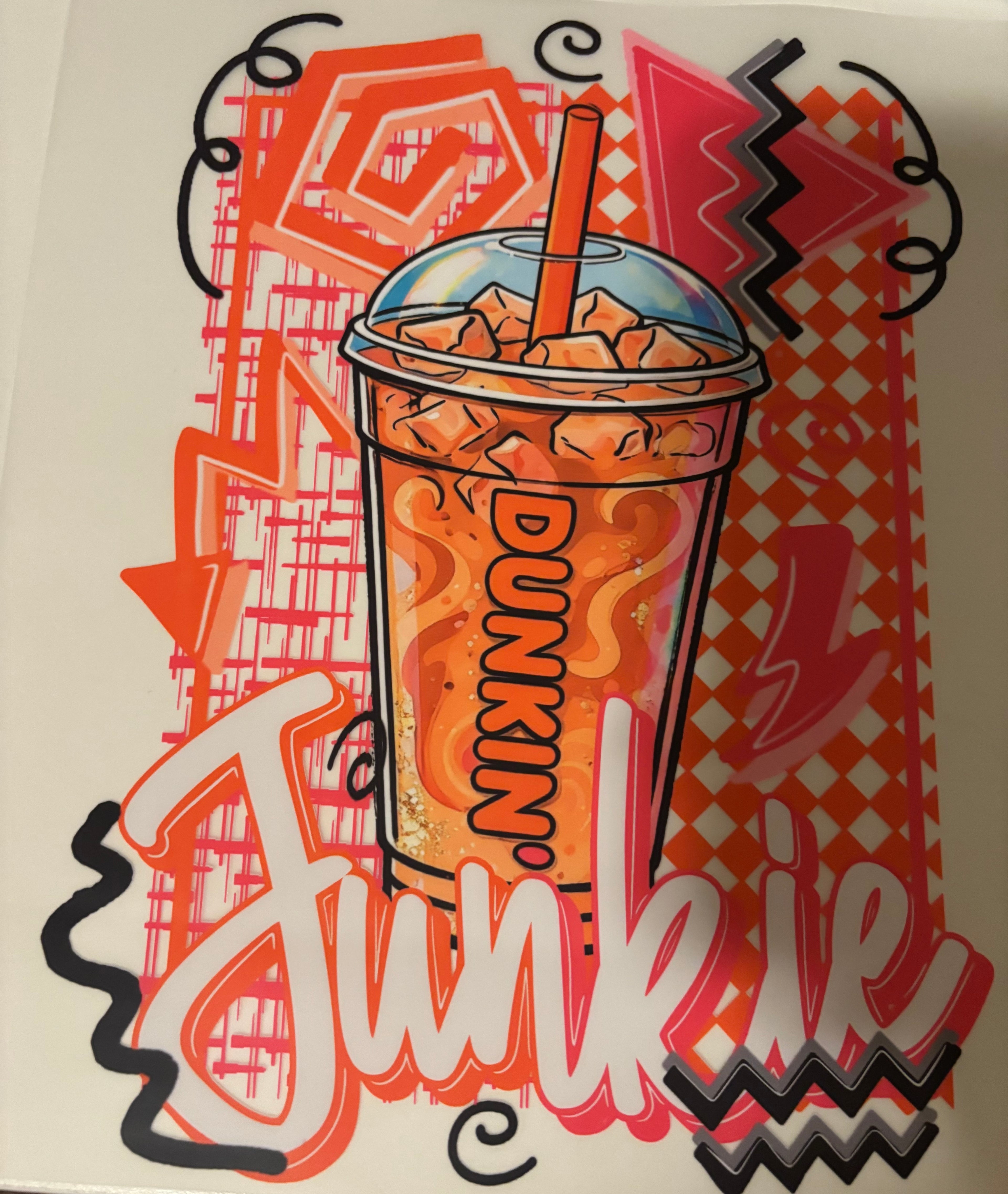 Dunkin Junkie Tee Design