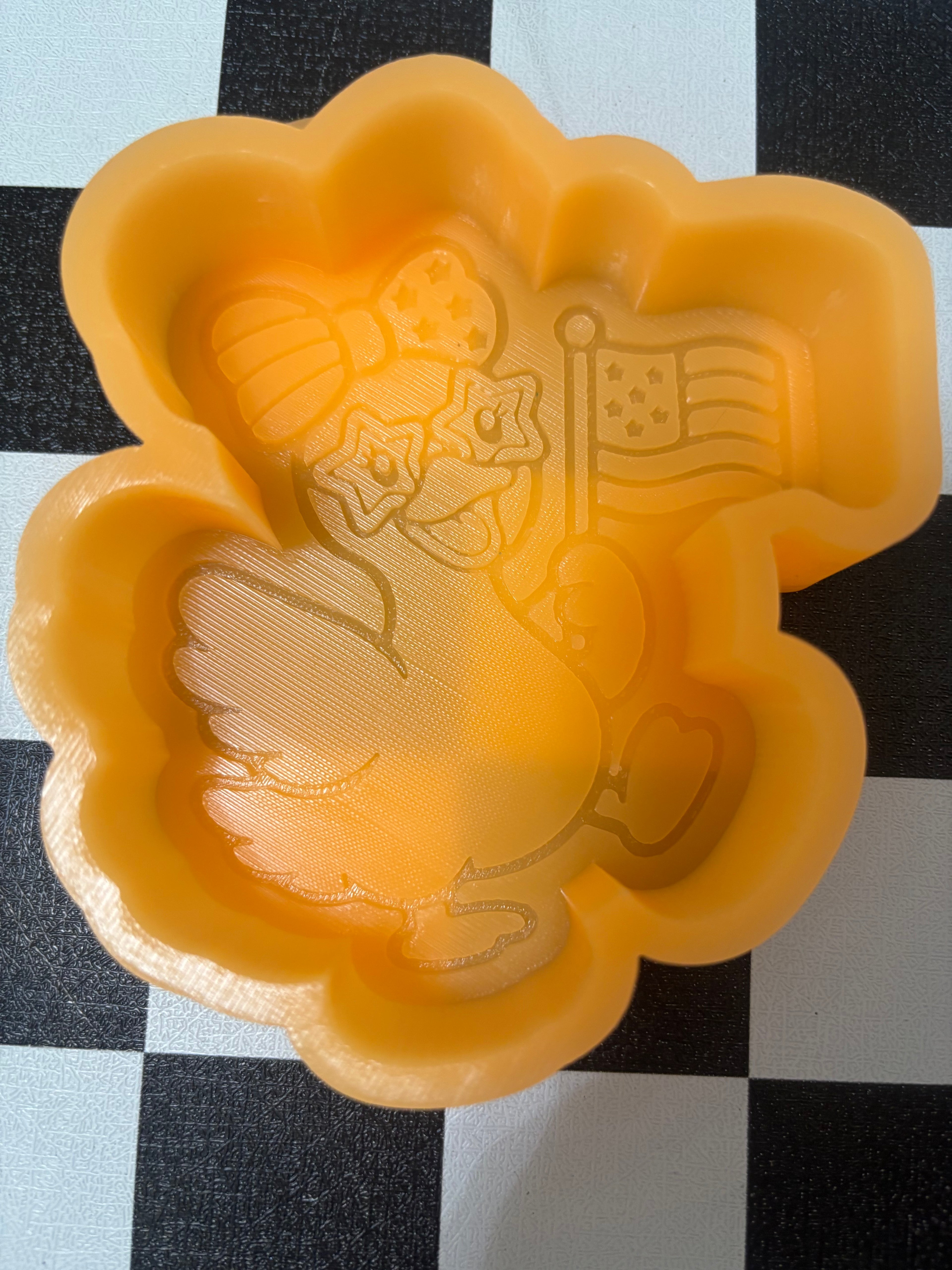 Custom patriotic goose freshie mold