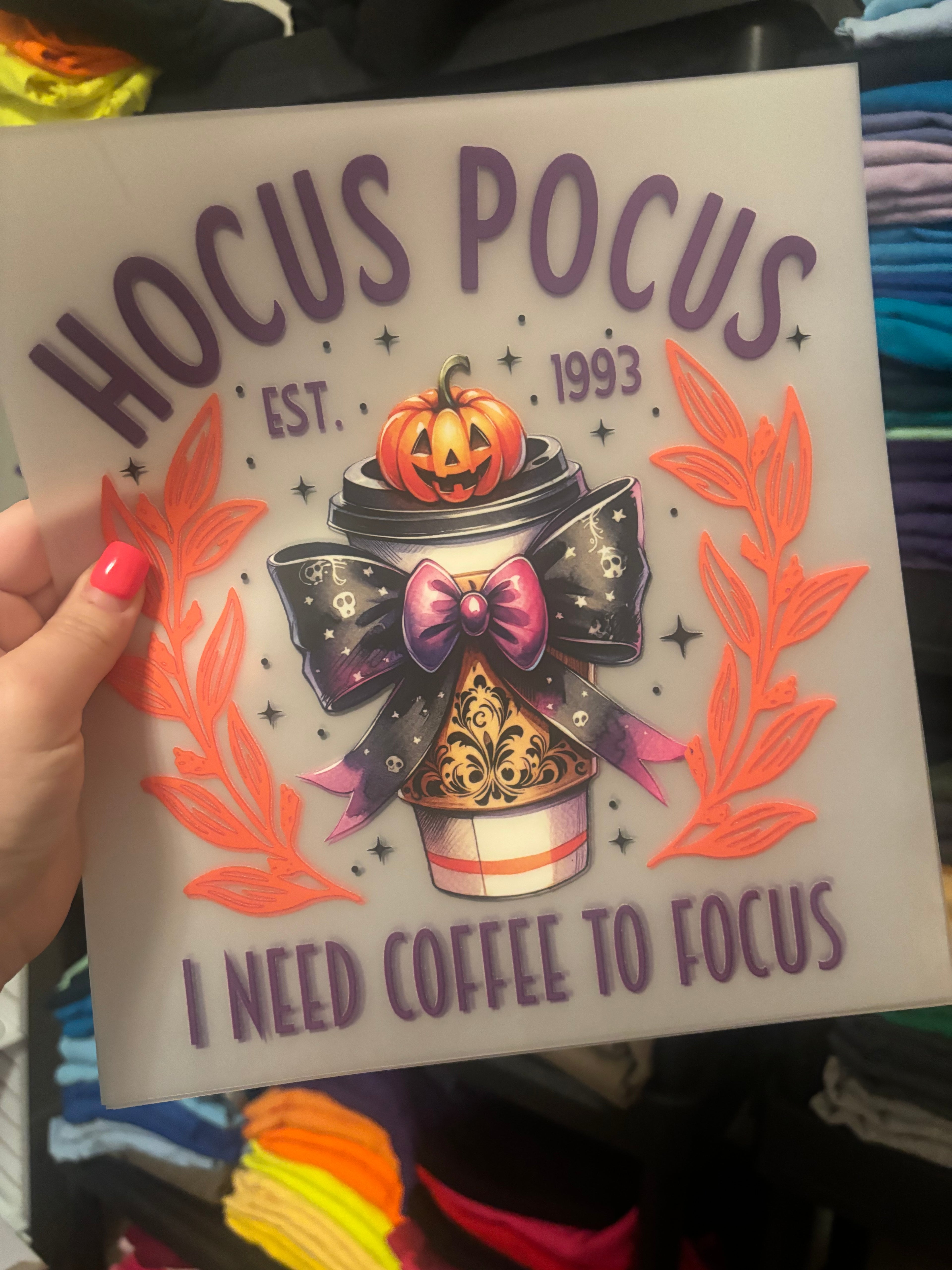 I need coffee to focus.