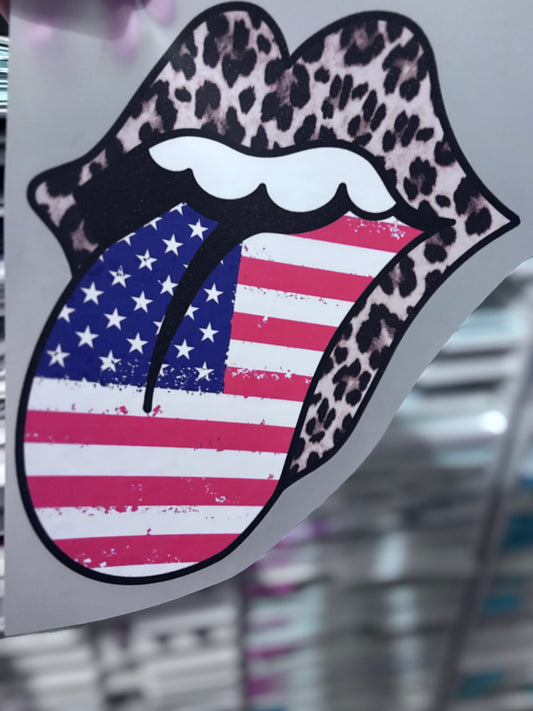Flag cheetah mouth
