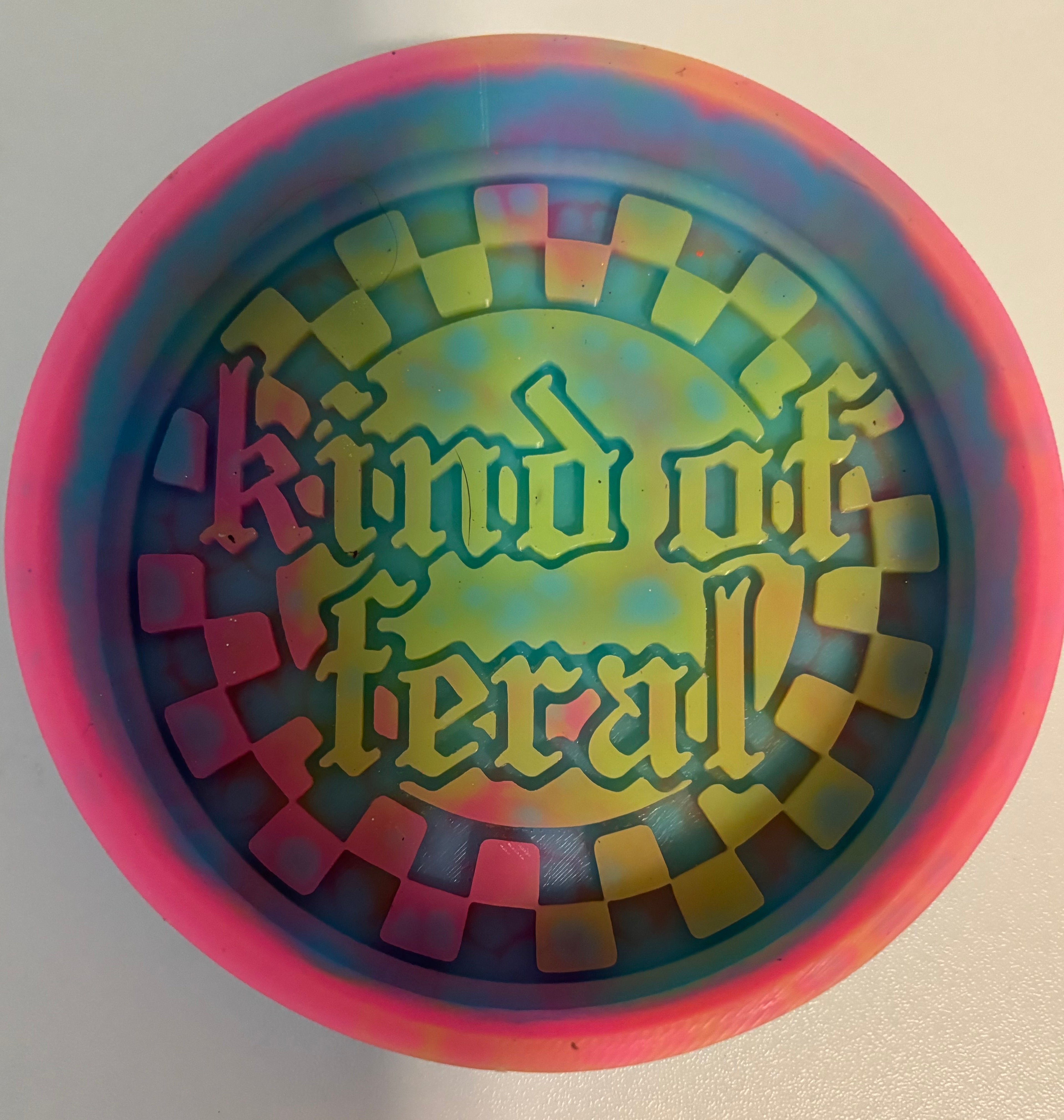 Checkered Kind Of Feral Freshie Mold