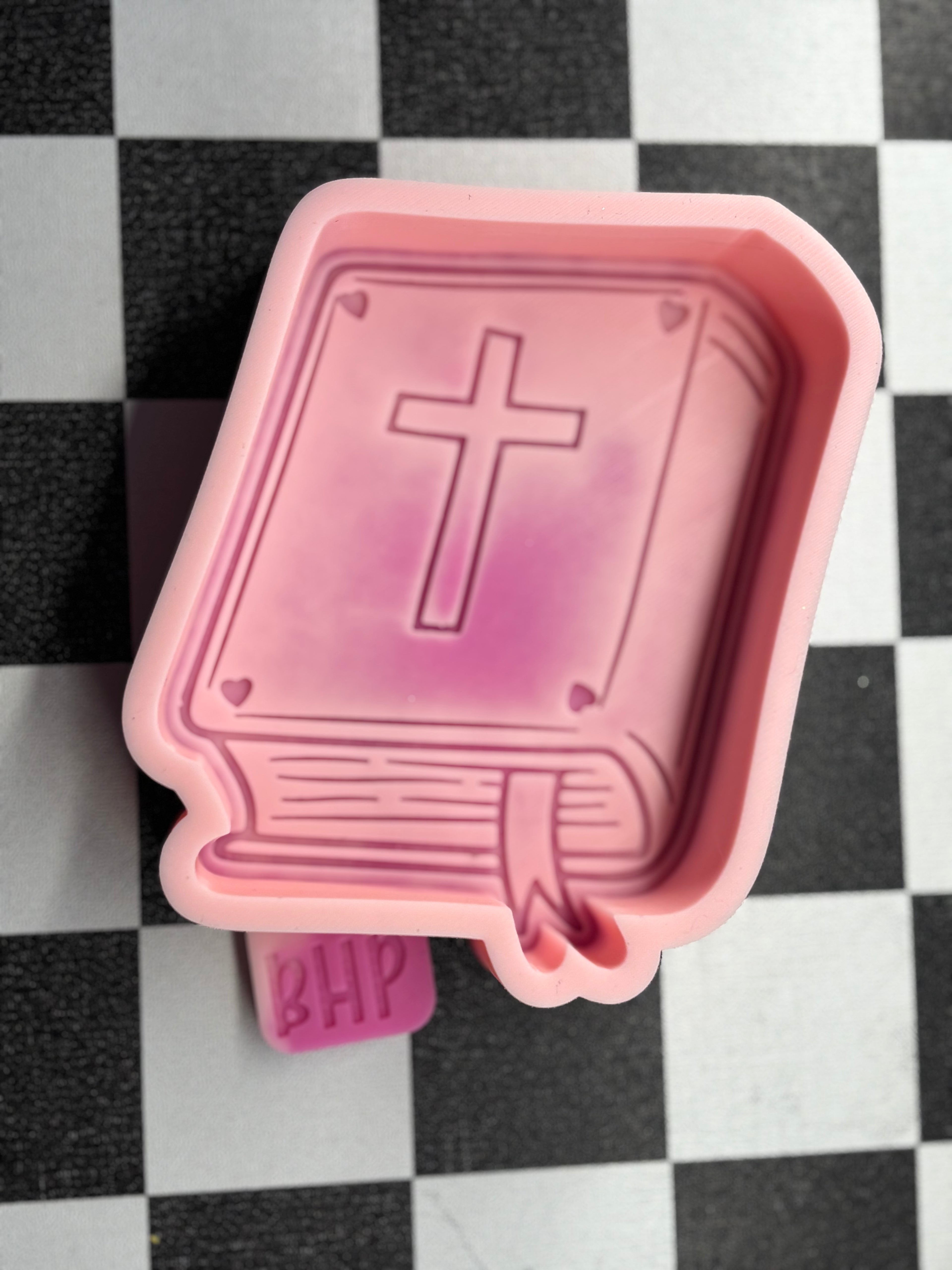 Custom Bible freshie mold