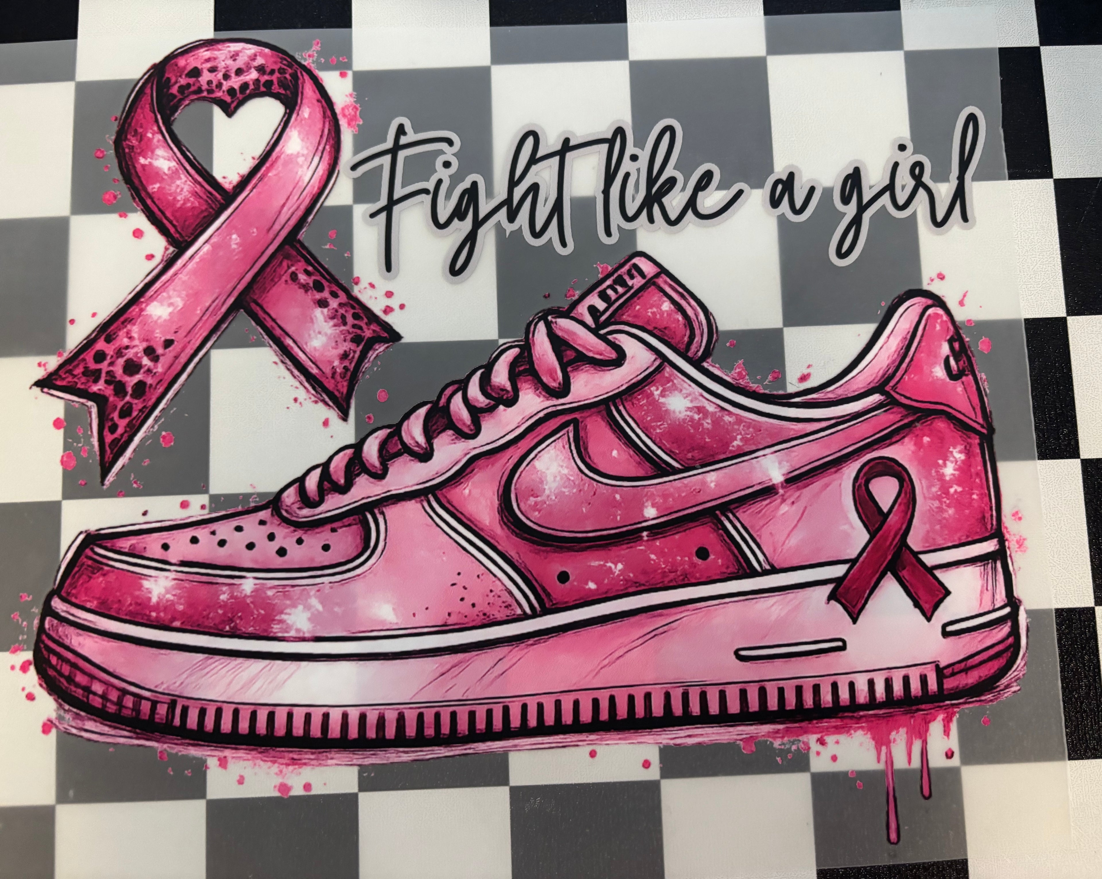 Fight Like A Girl Tee Design