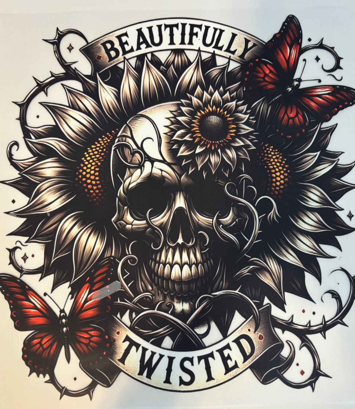 Beautifully Twisted Tee Design