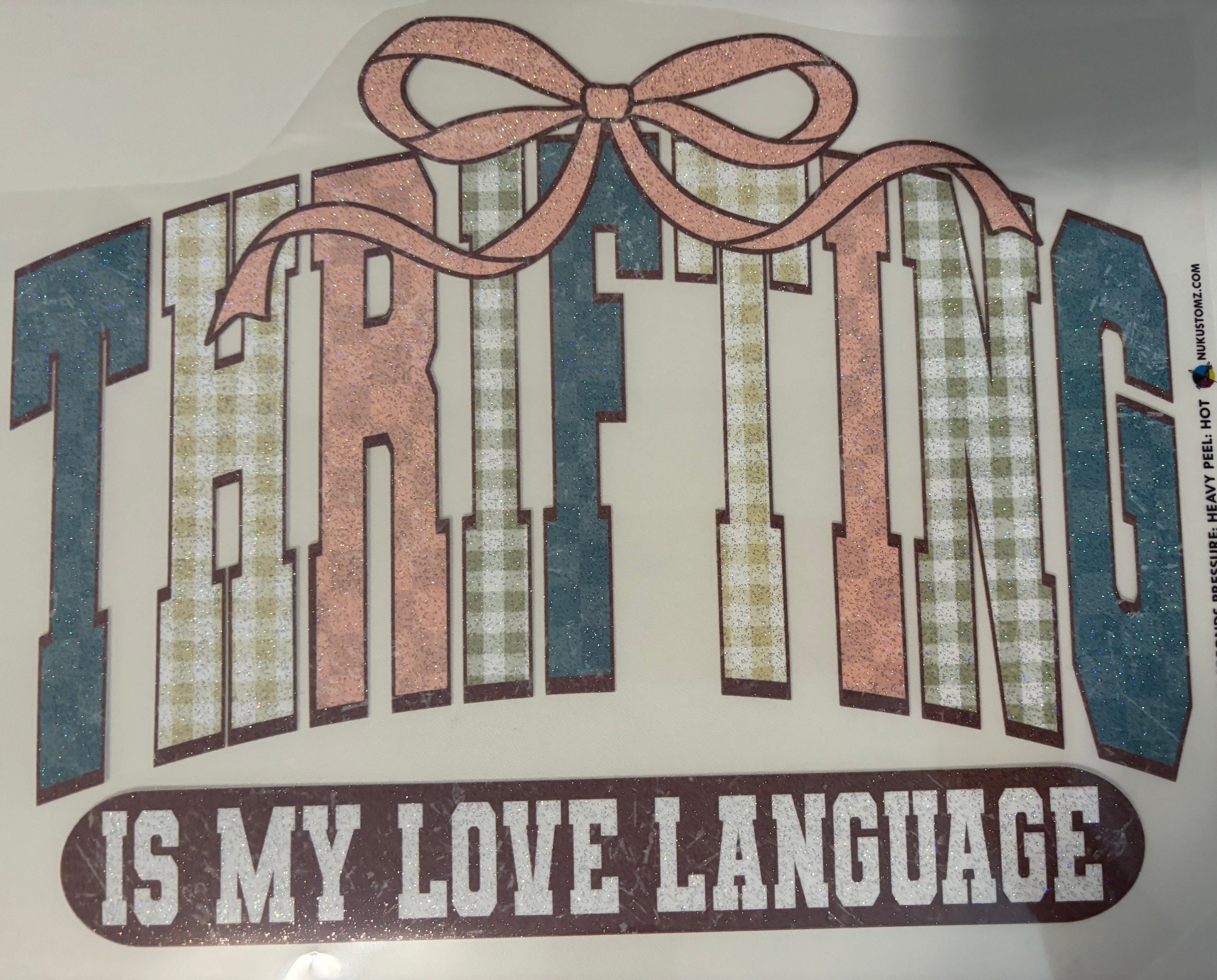 Gitter Thrifting Is My Love language Tee Design