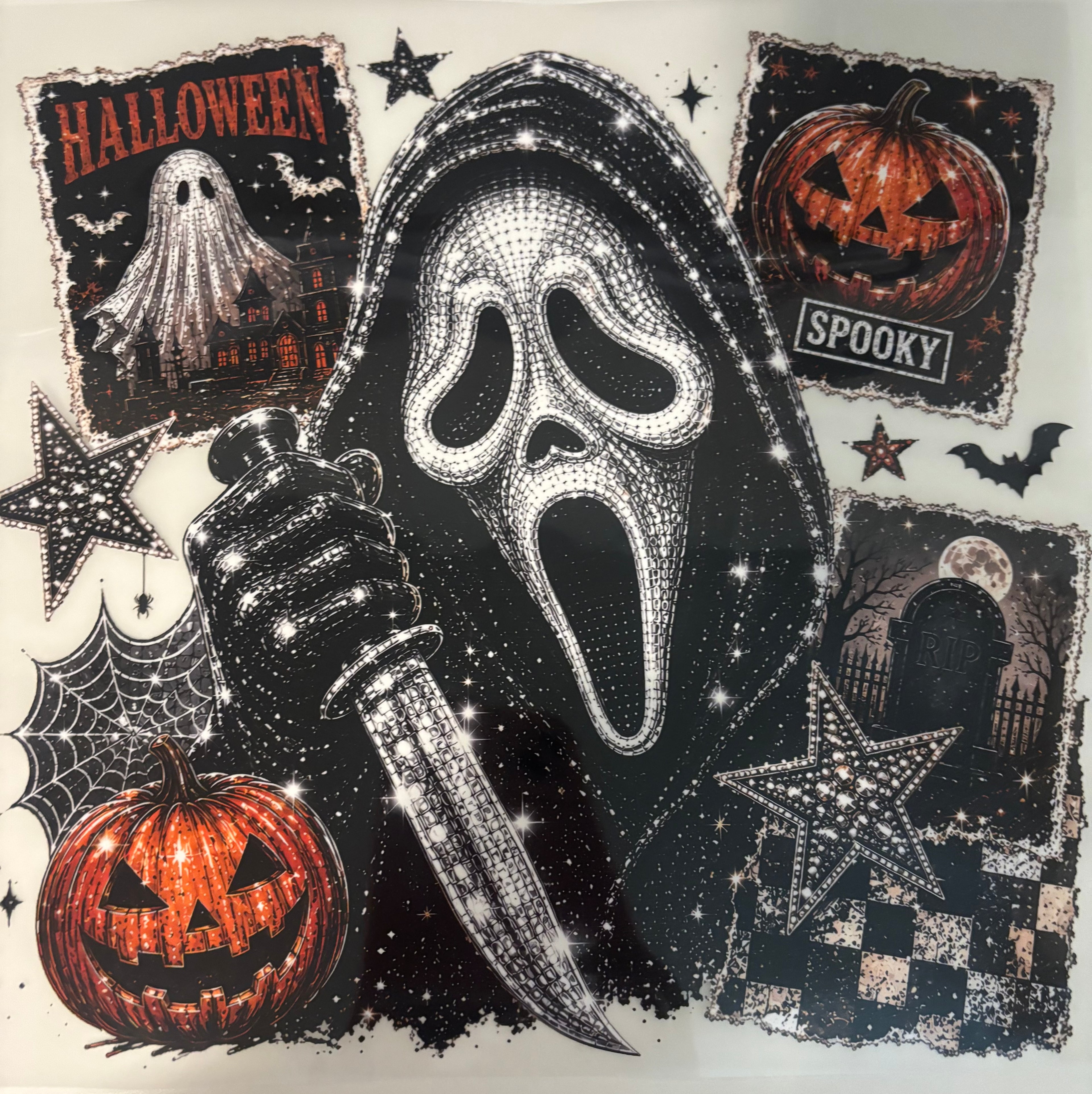 Faux Bling Ghostface Tee Design