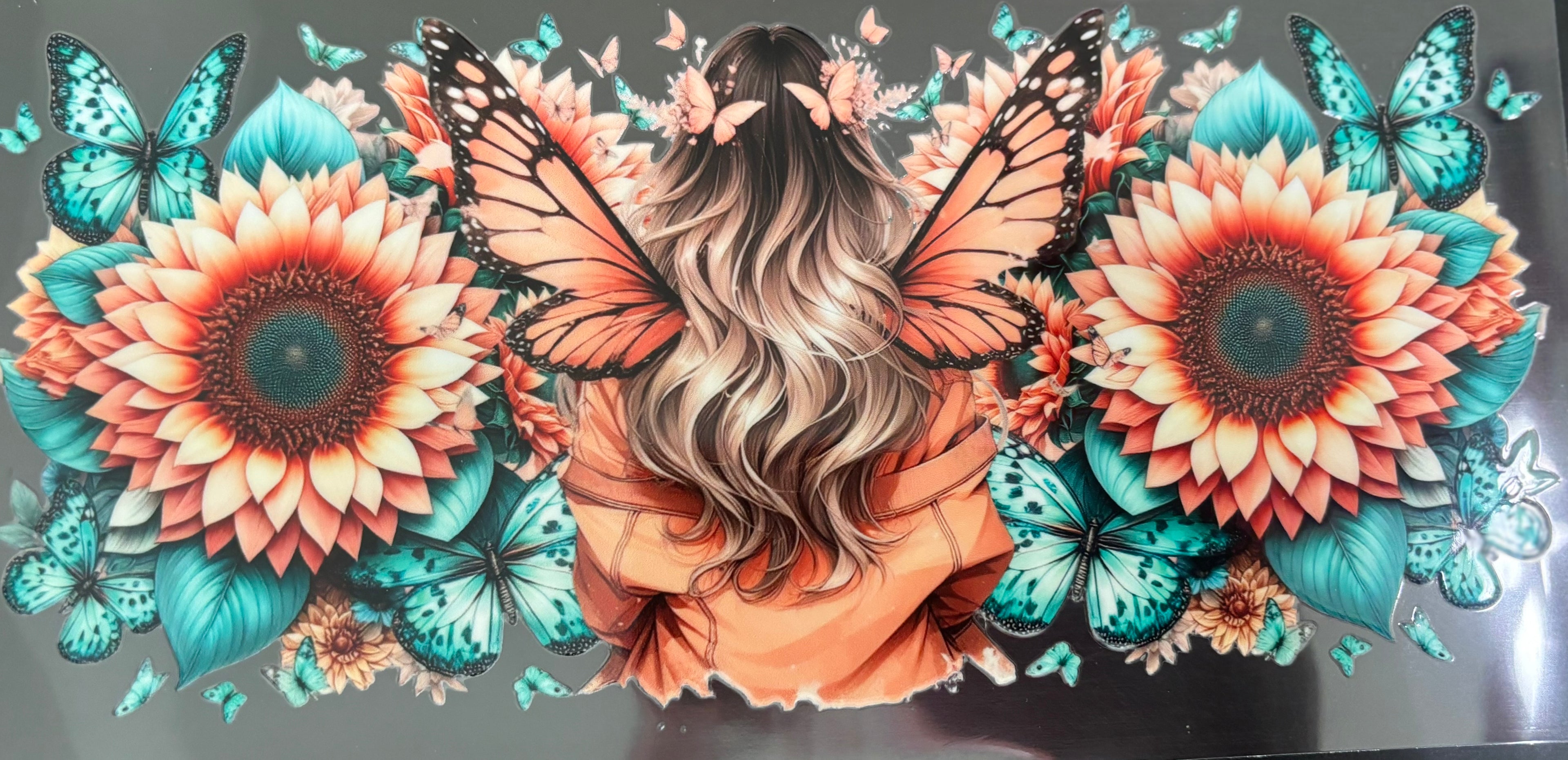 16 oz Butterfly Girl