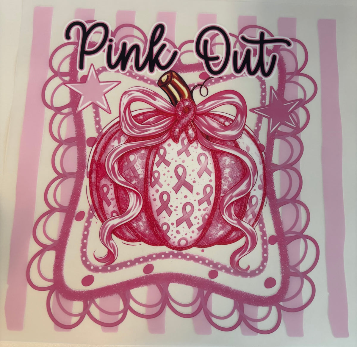 Pink Out tee design