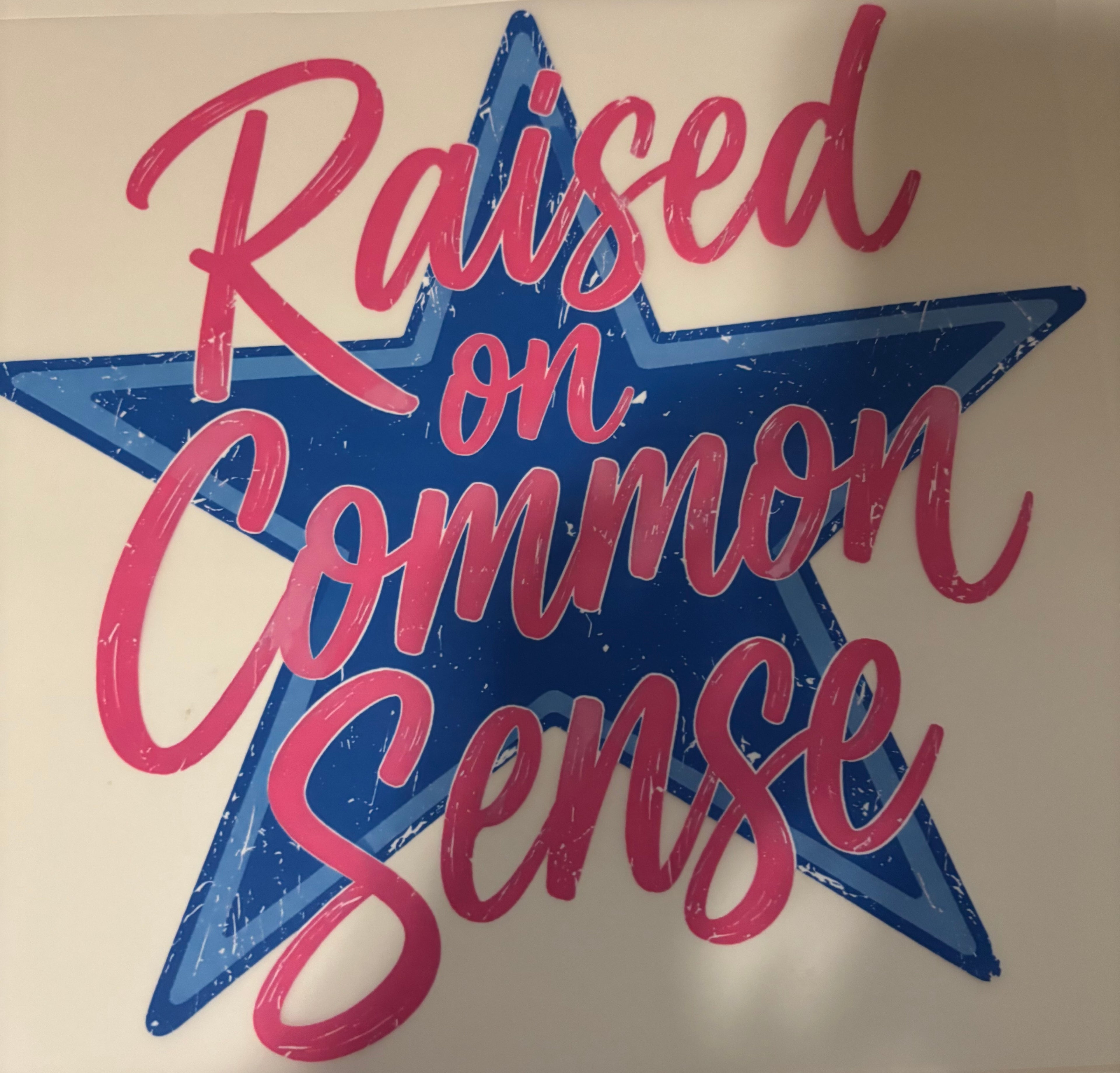 Raised on common sense tee design