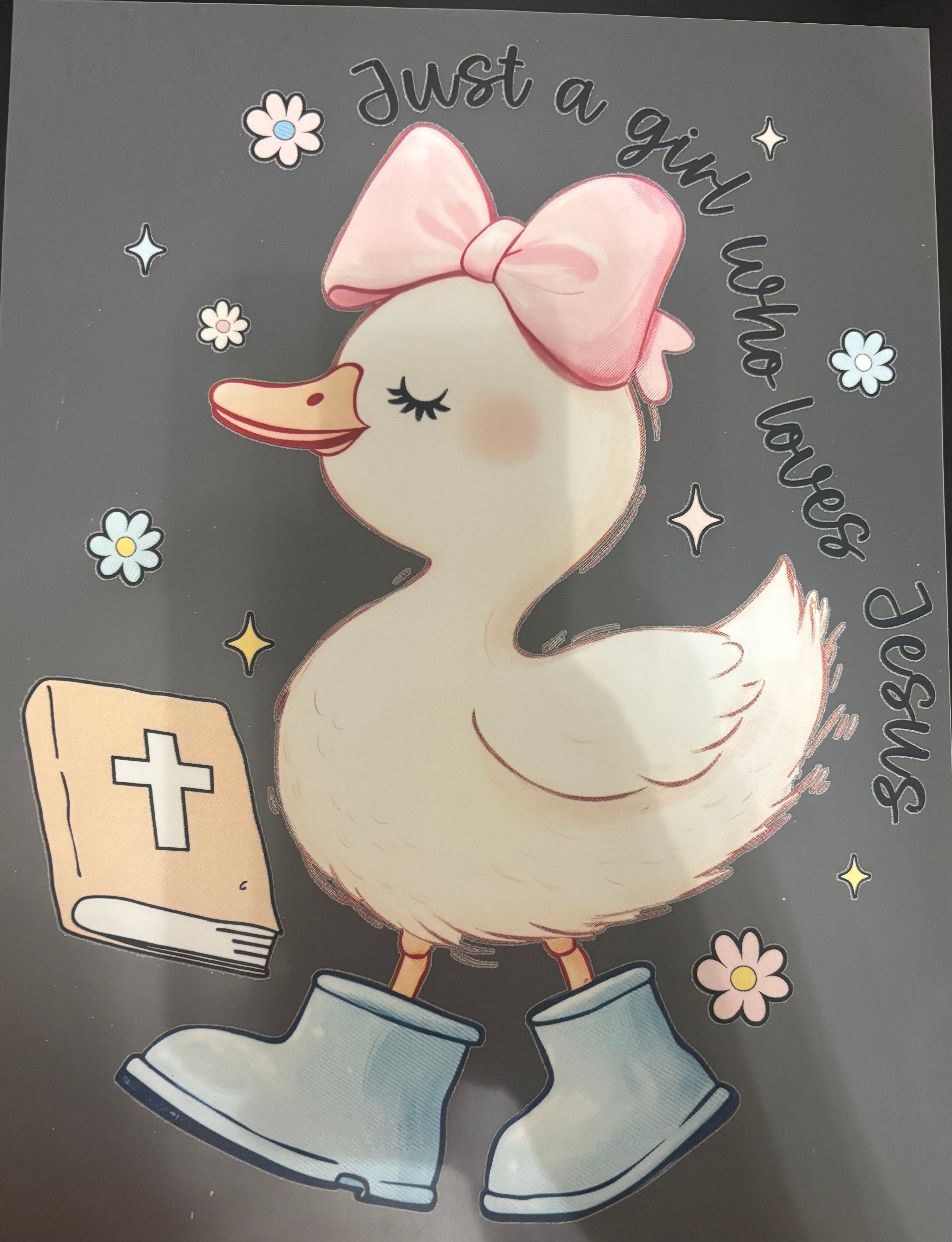 Just A Girl Who Loves Jesus Transfer