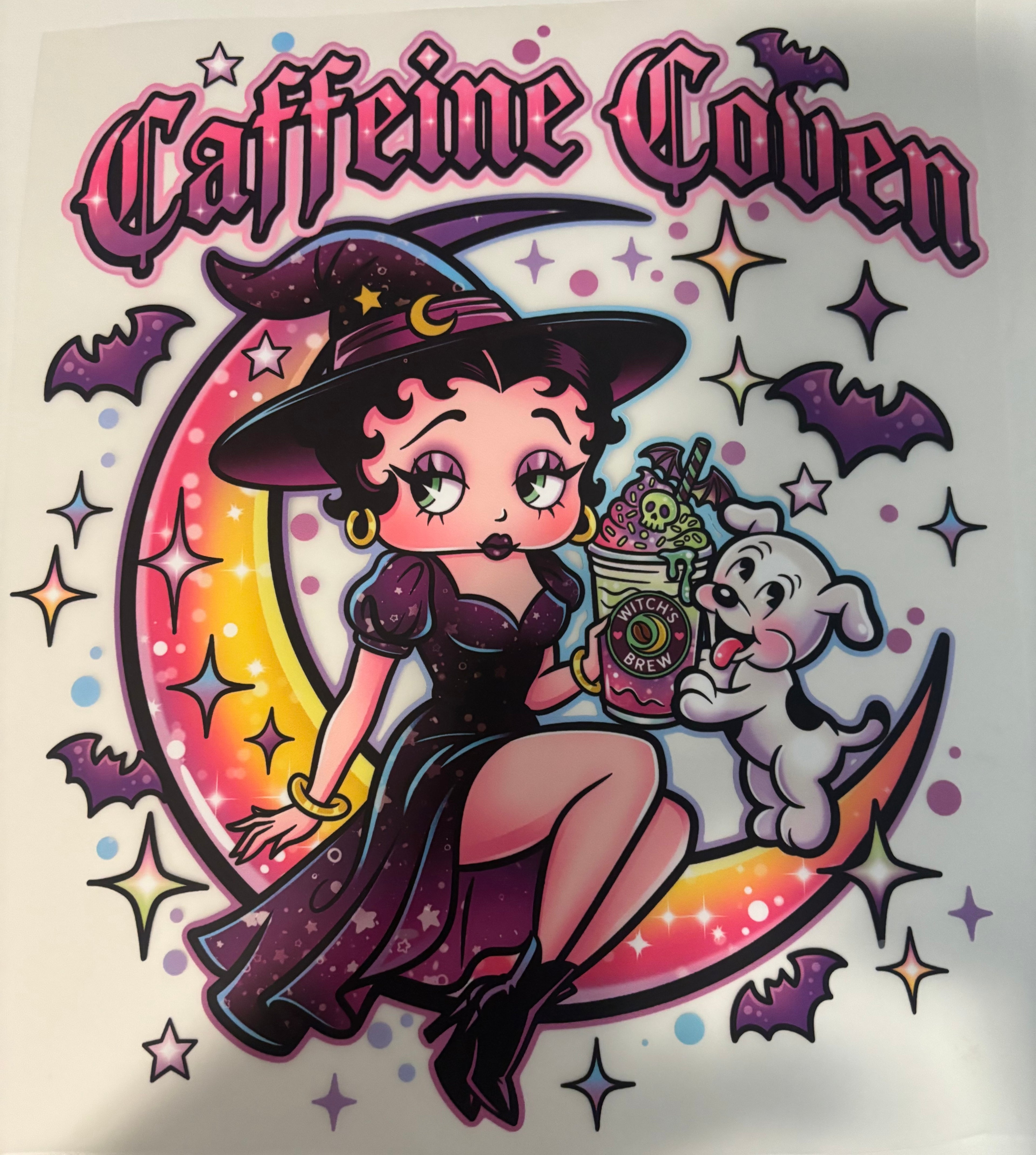 Caffeine Coven Tee Design