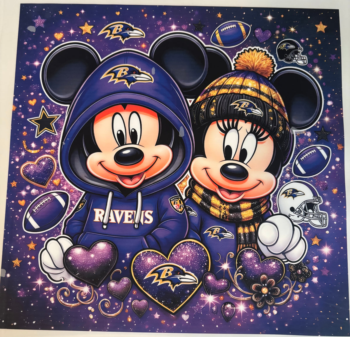 Mouse Ravens Tee Design