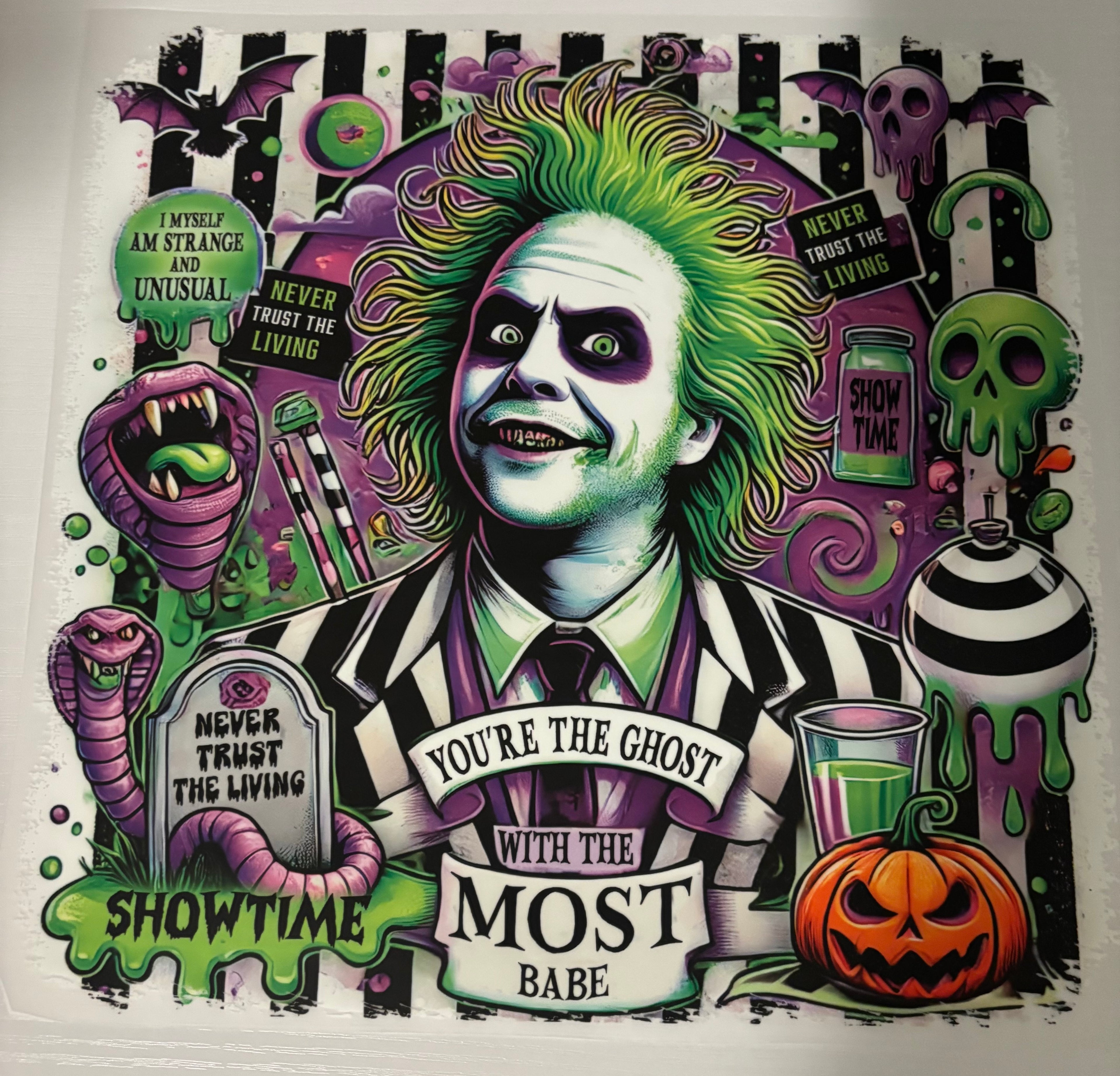 Beetlejuice tee design