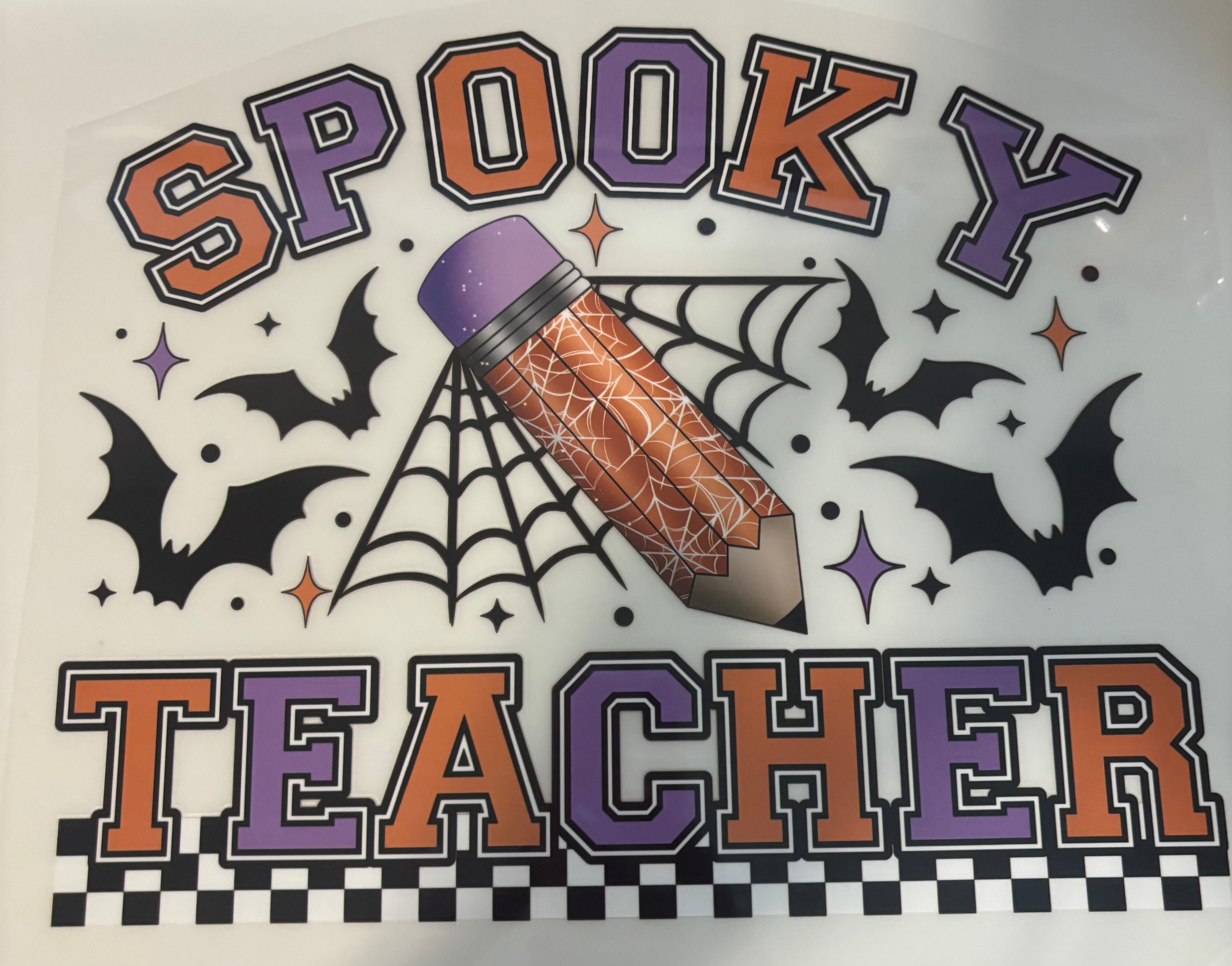 Spooky Teacher Tee Design