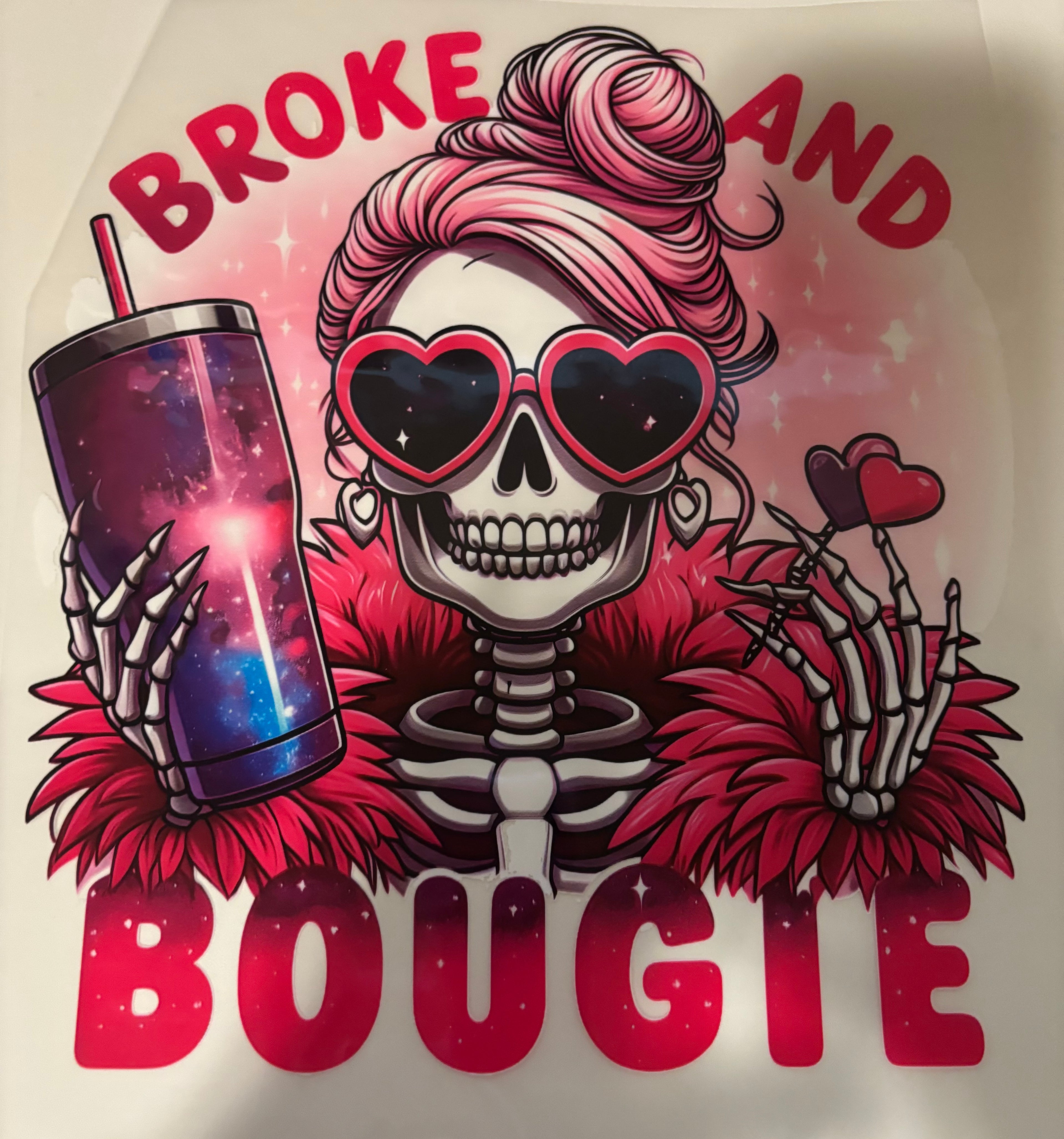 Broke and Boujie Tee Design
