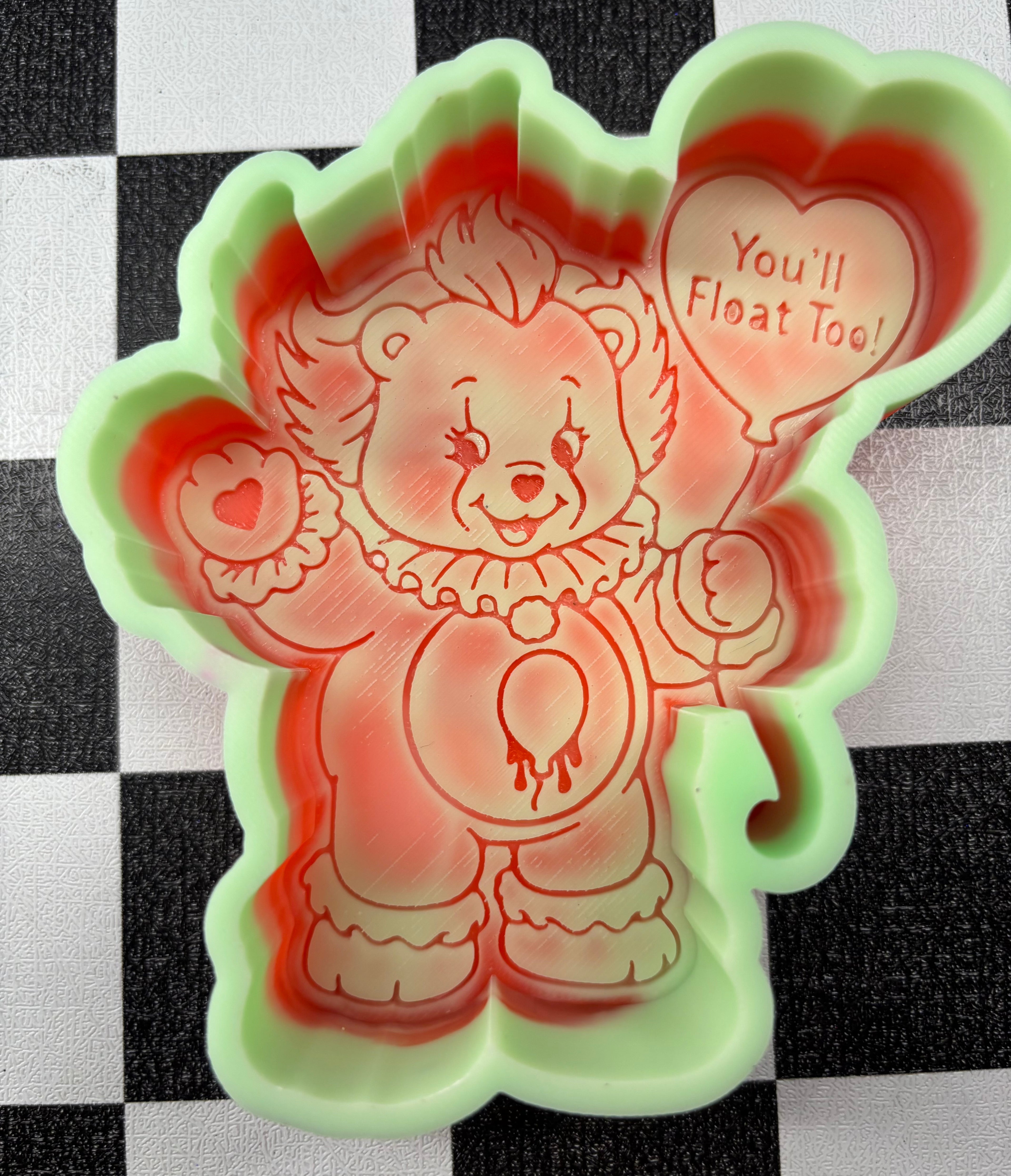 IT Scary Bear Custom Freshie Mold
