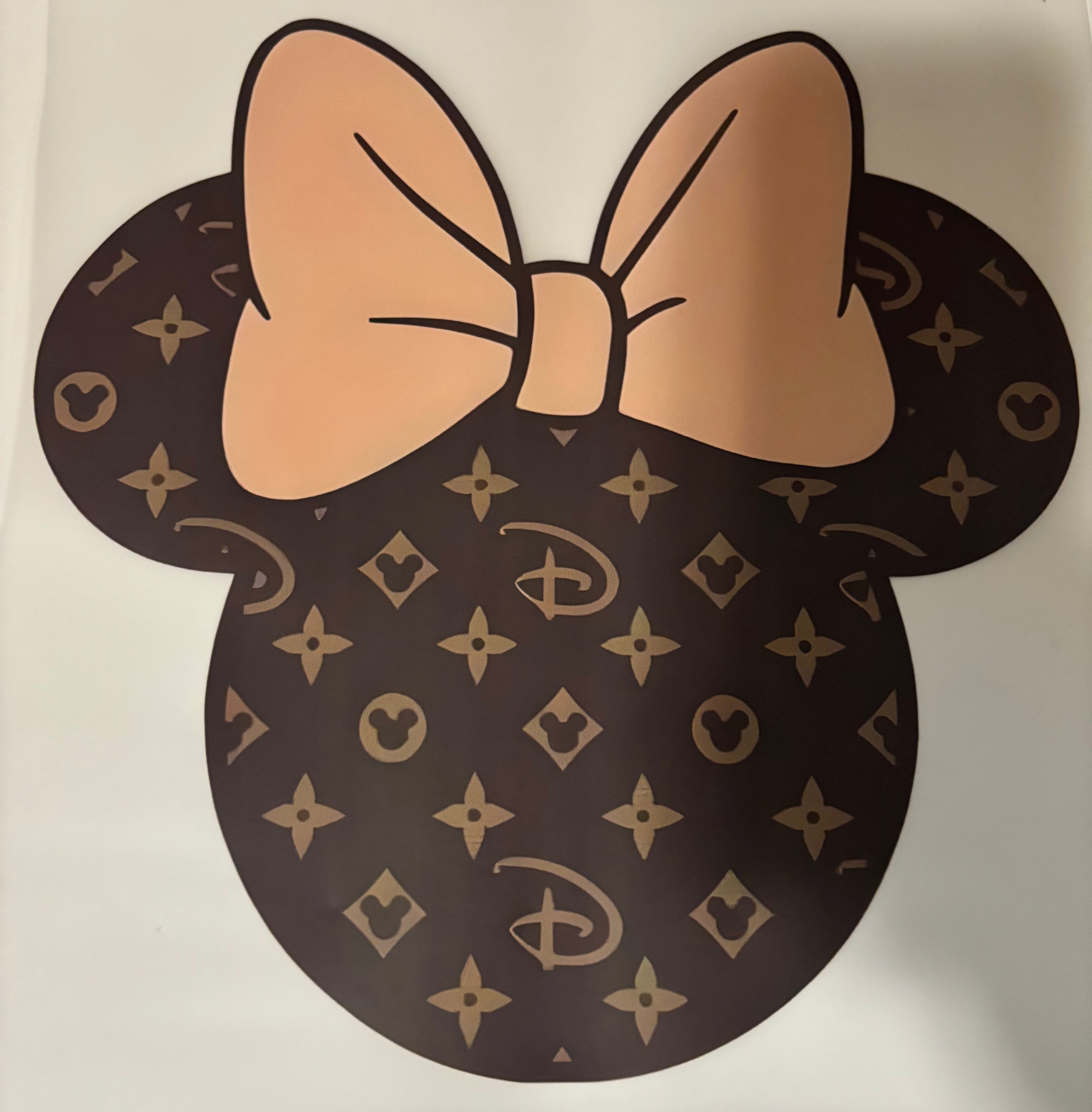 LV Minnie Head Tee Design