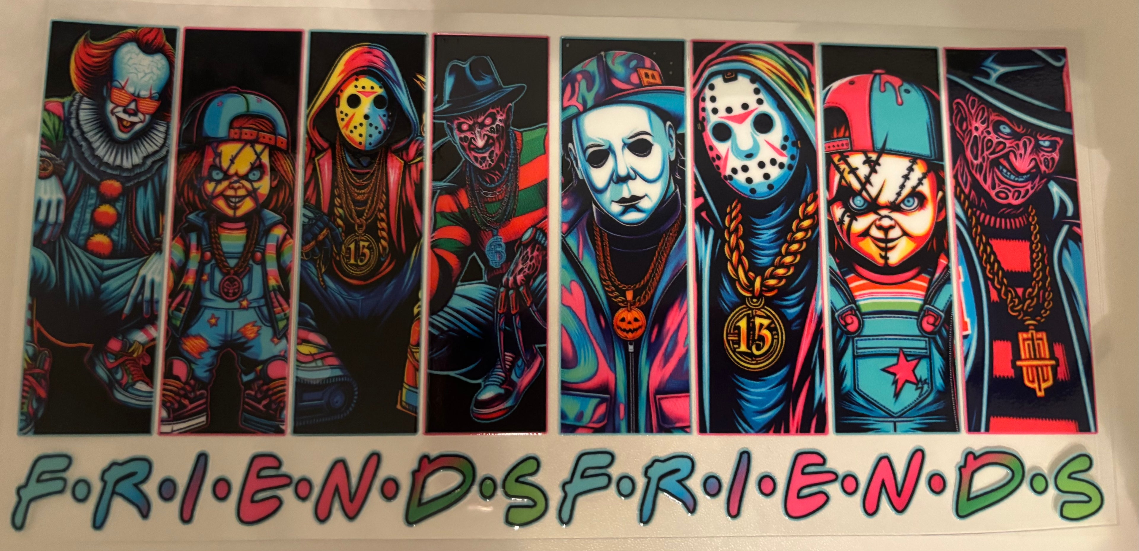 Neon Friends 16oz Cup Wrap