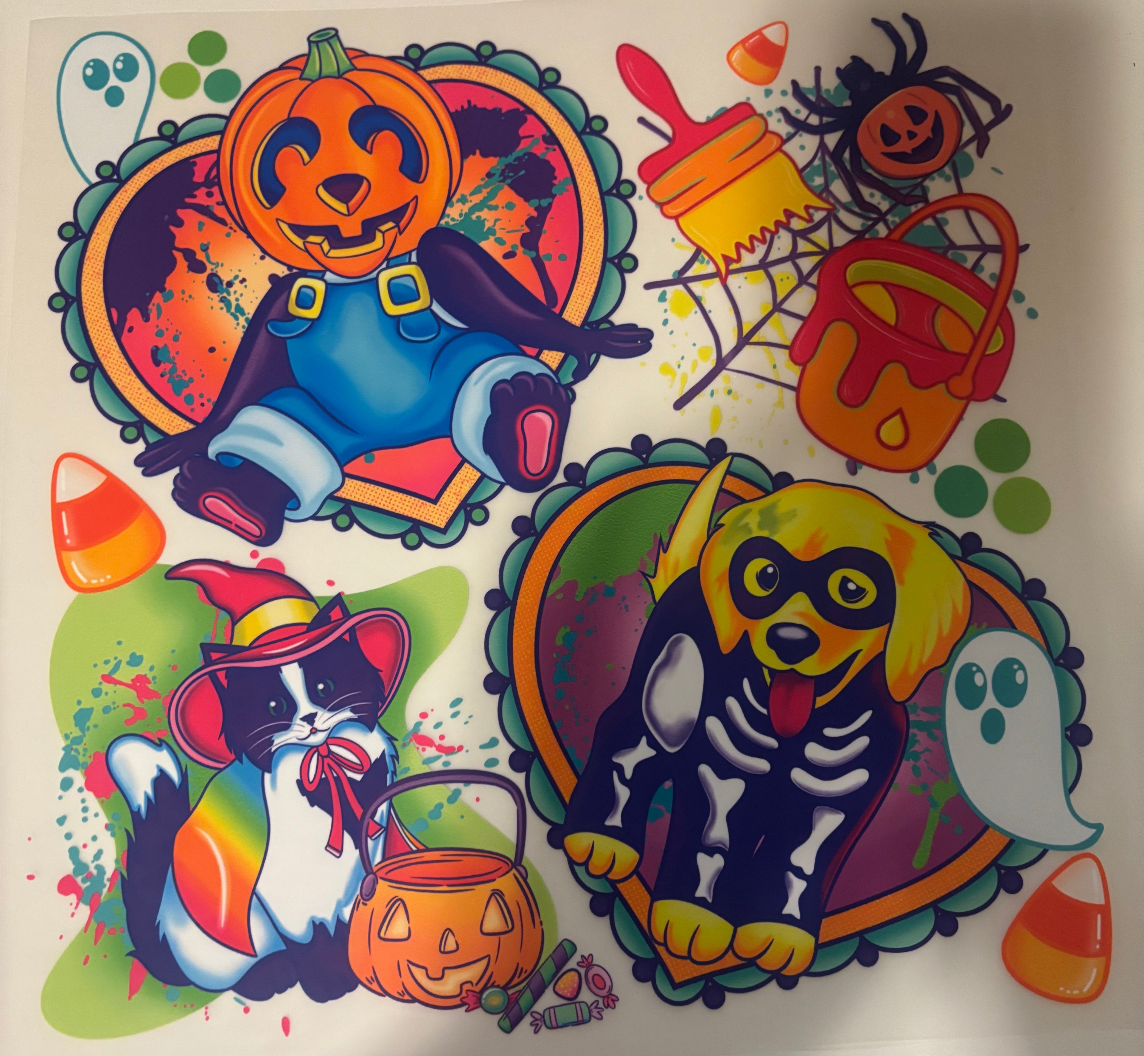 Frank Halloween vibes tee design