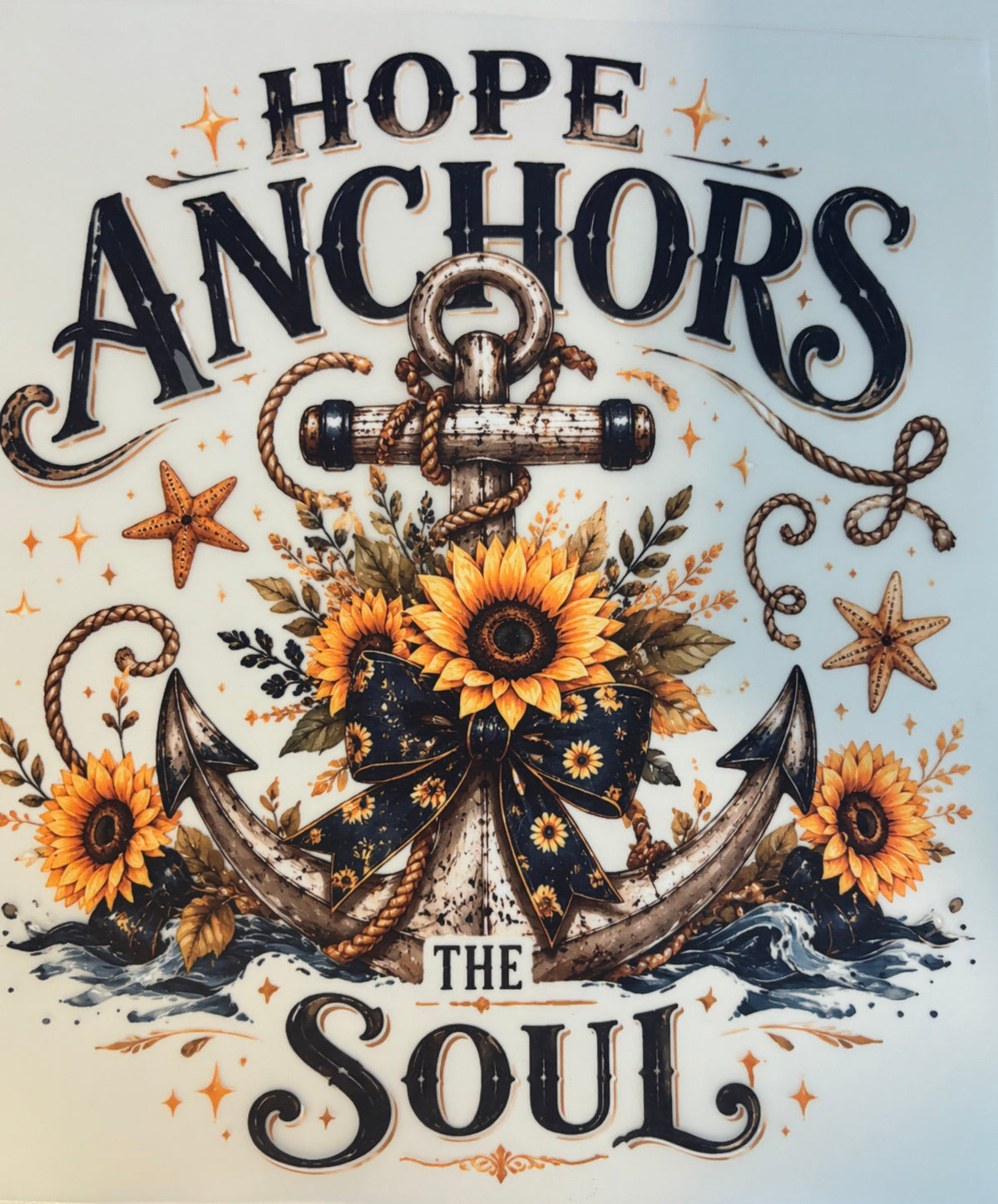Hope Anchors The Soul Tee Design
