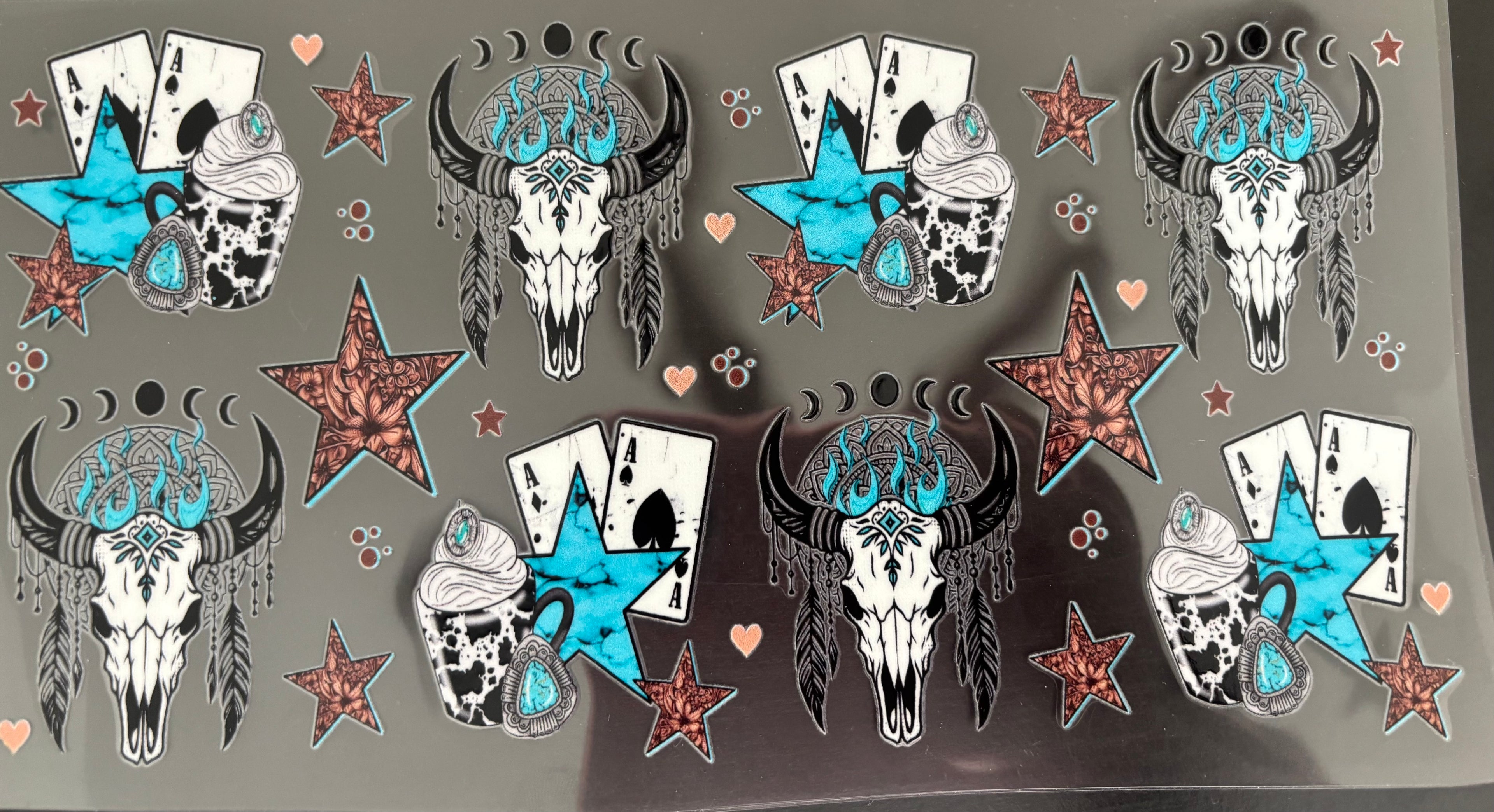 Bull head cards