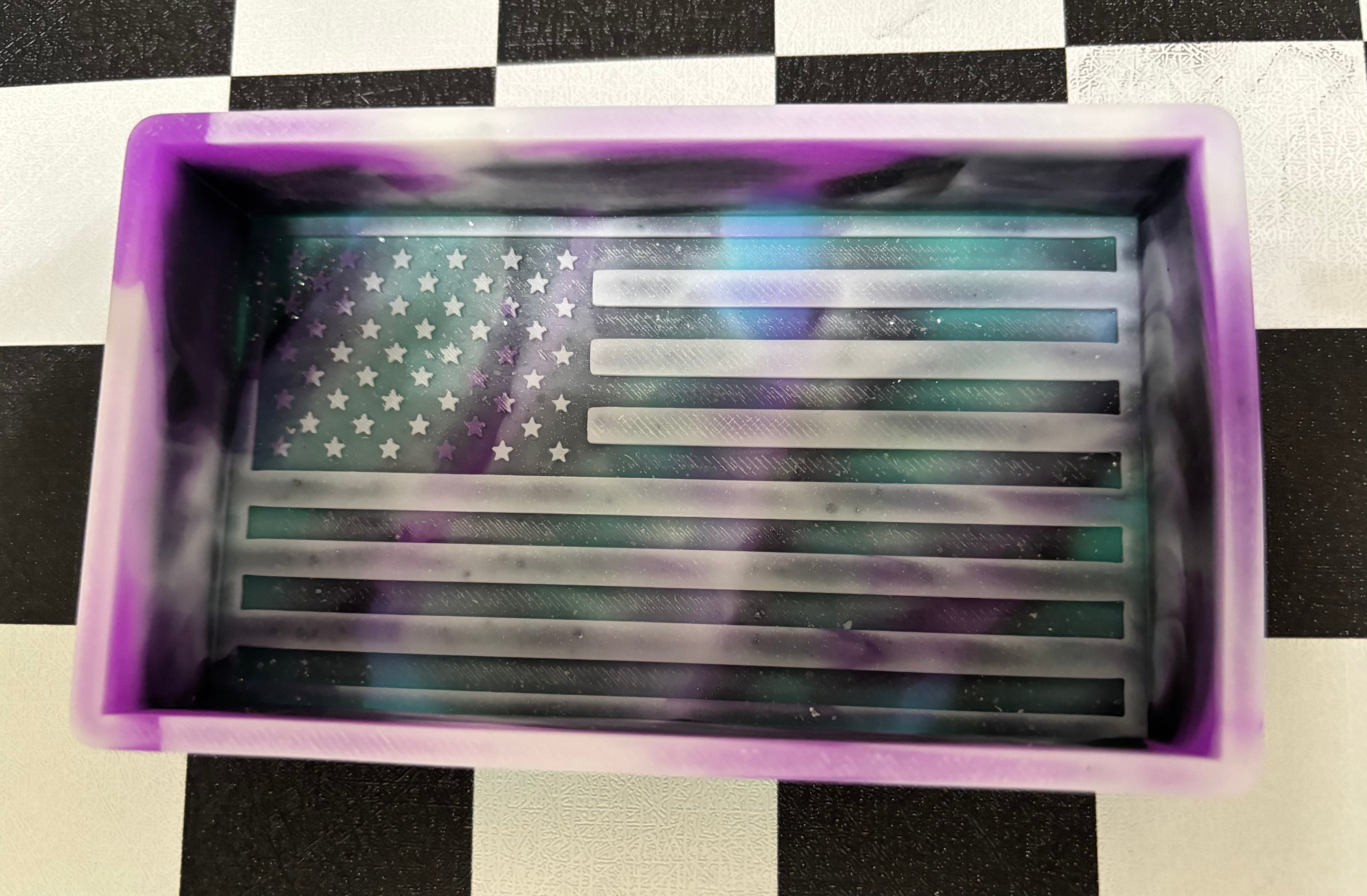 Custom American Flag Freshie Mold