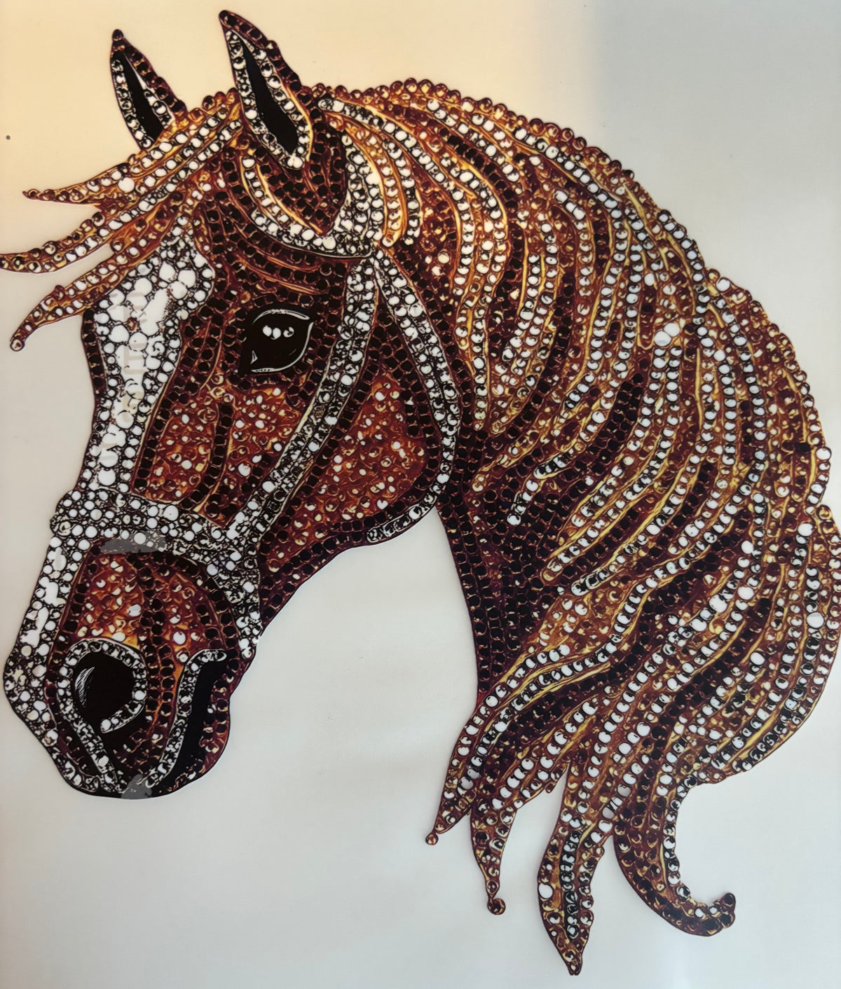 Faux Rhinestone Horse Tee Design