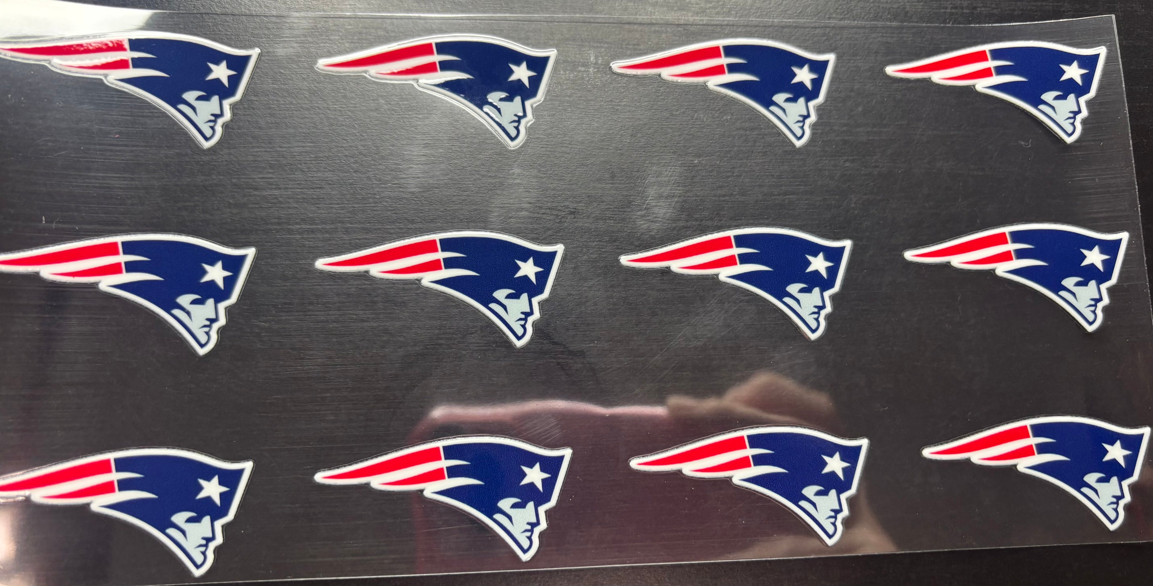 16 Oz patriots logo cup wrap