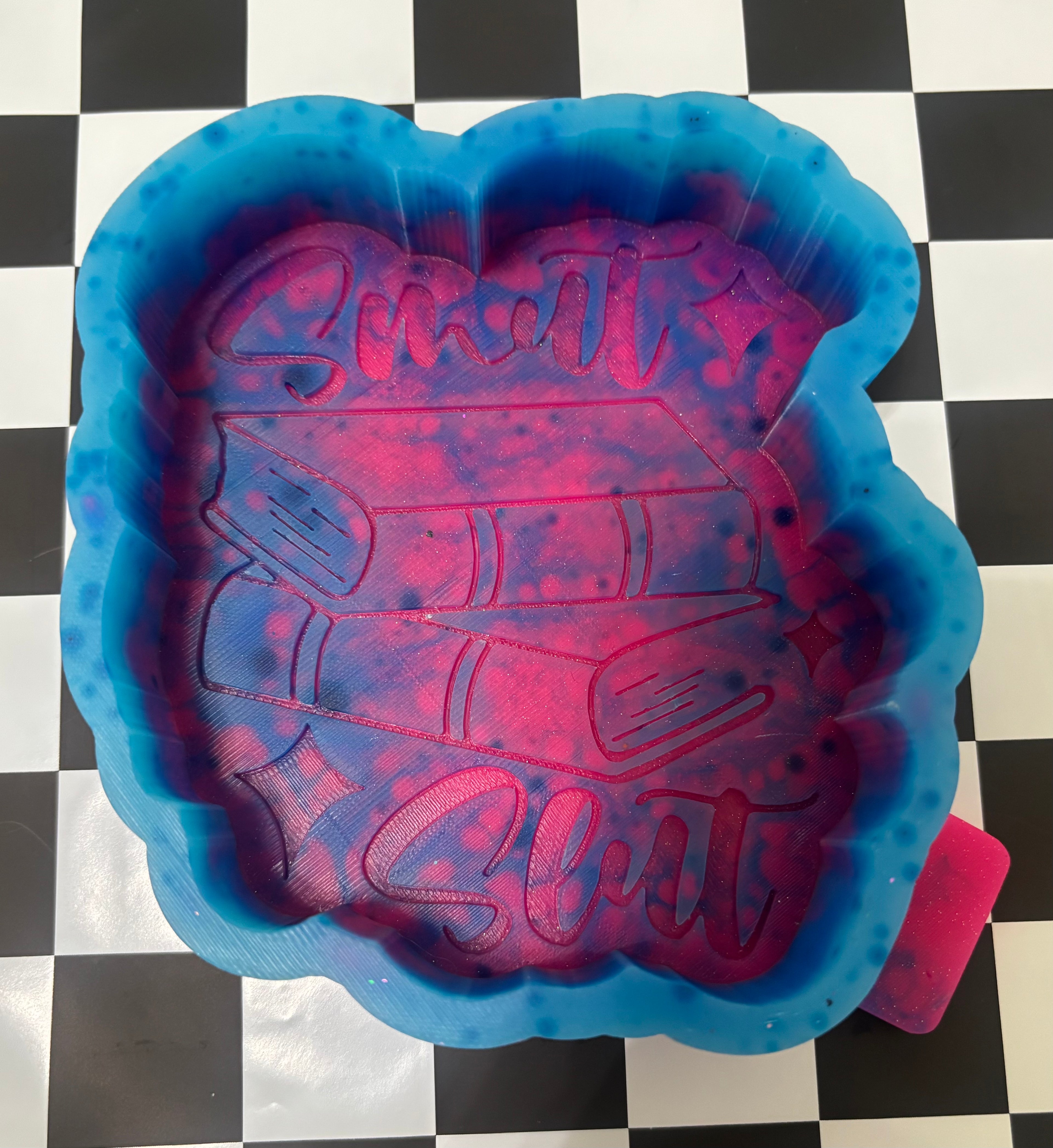 Custom smut slut with books mold