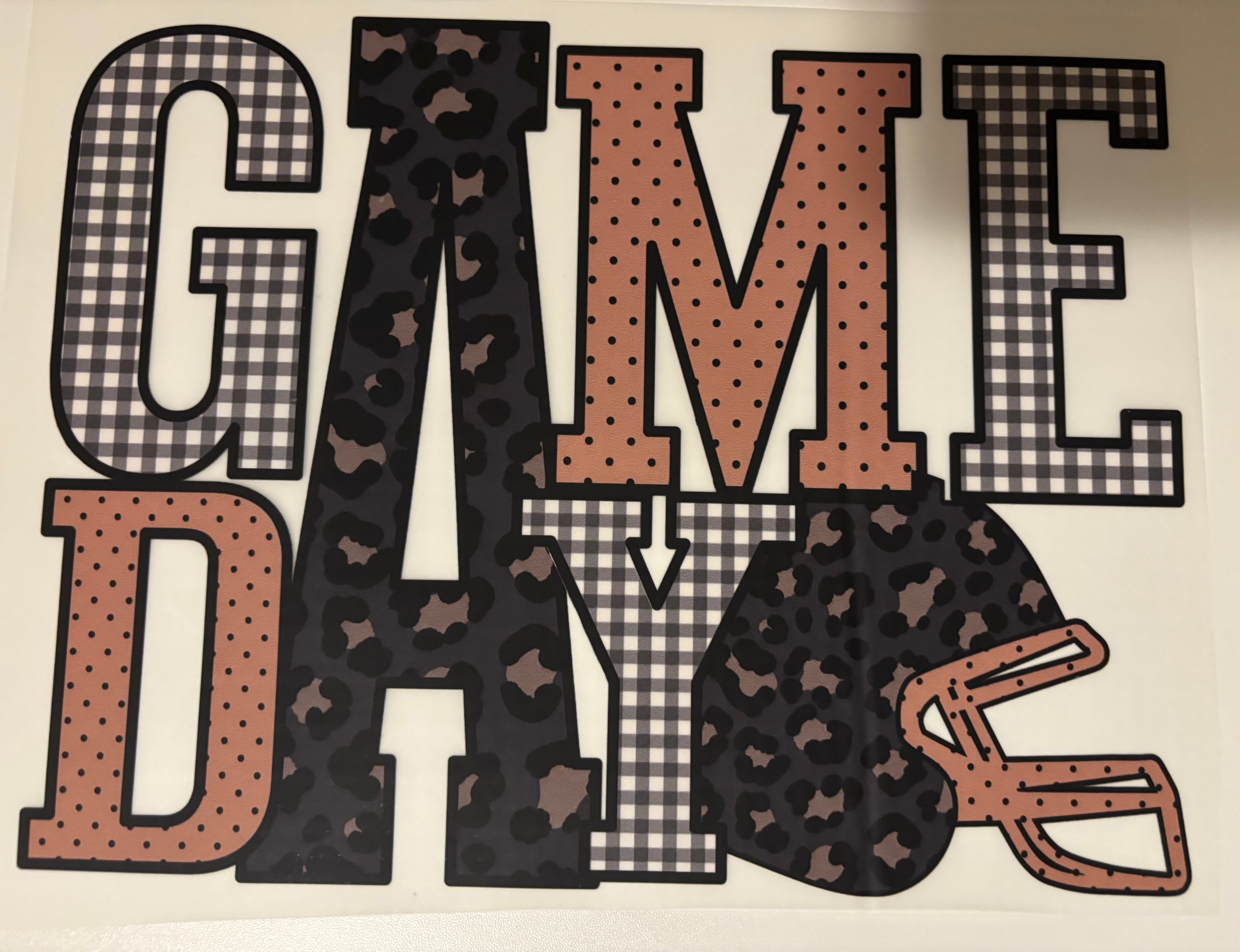 Game day With Cheetah Tee Design