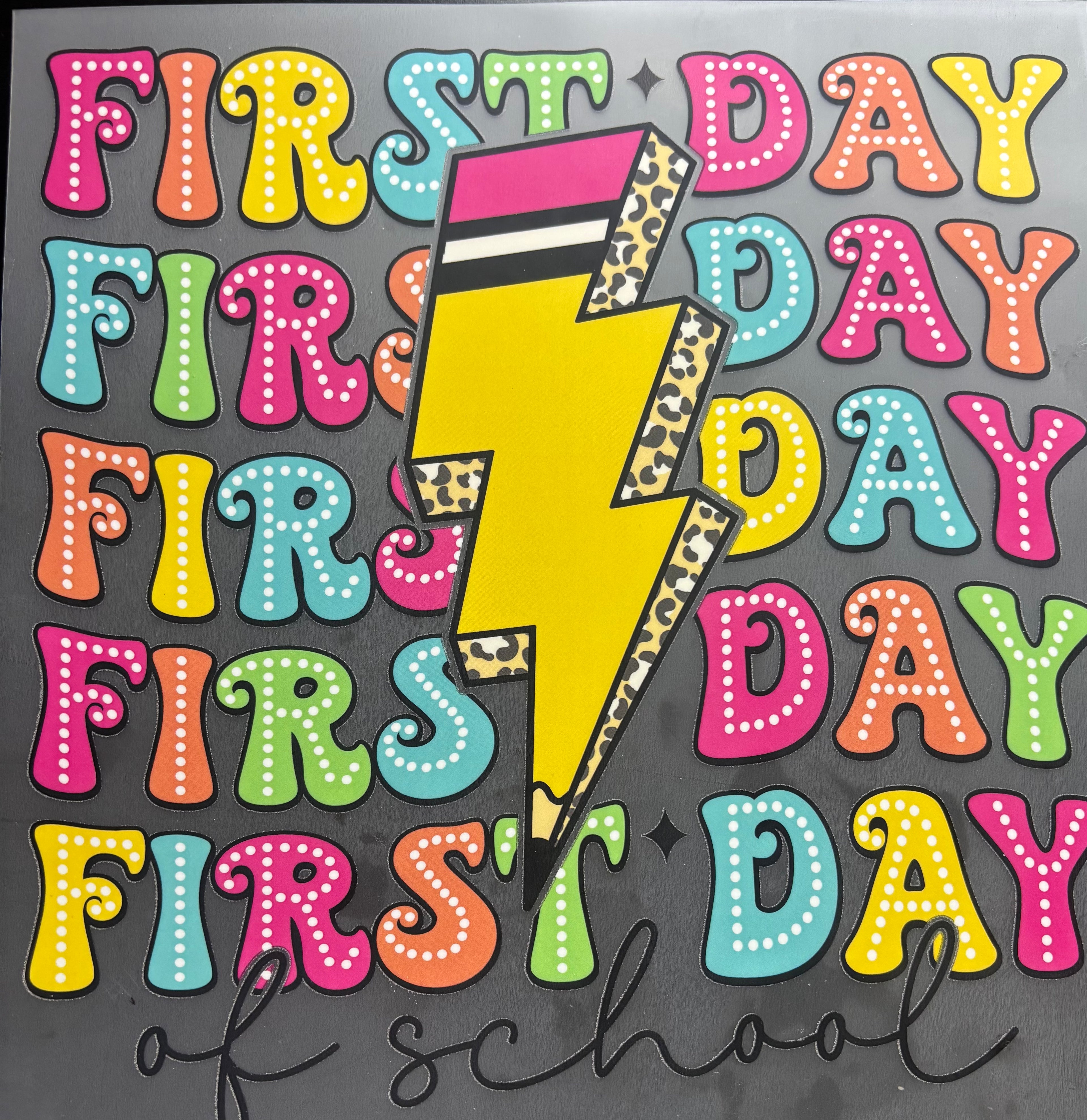 Youth Design First Day Of School