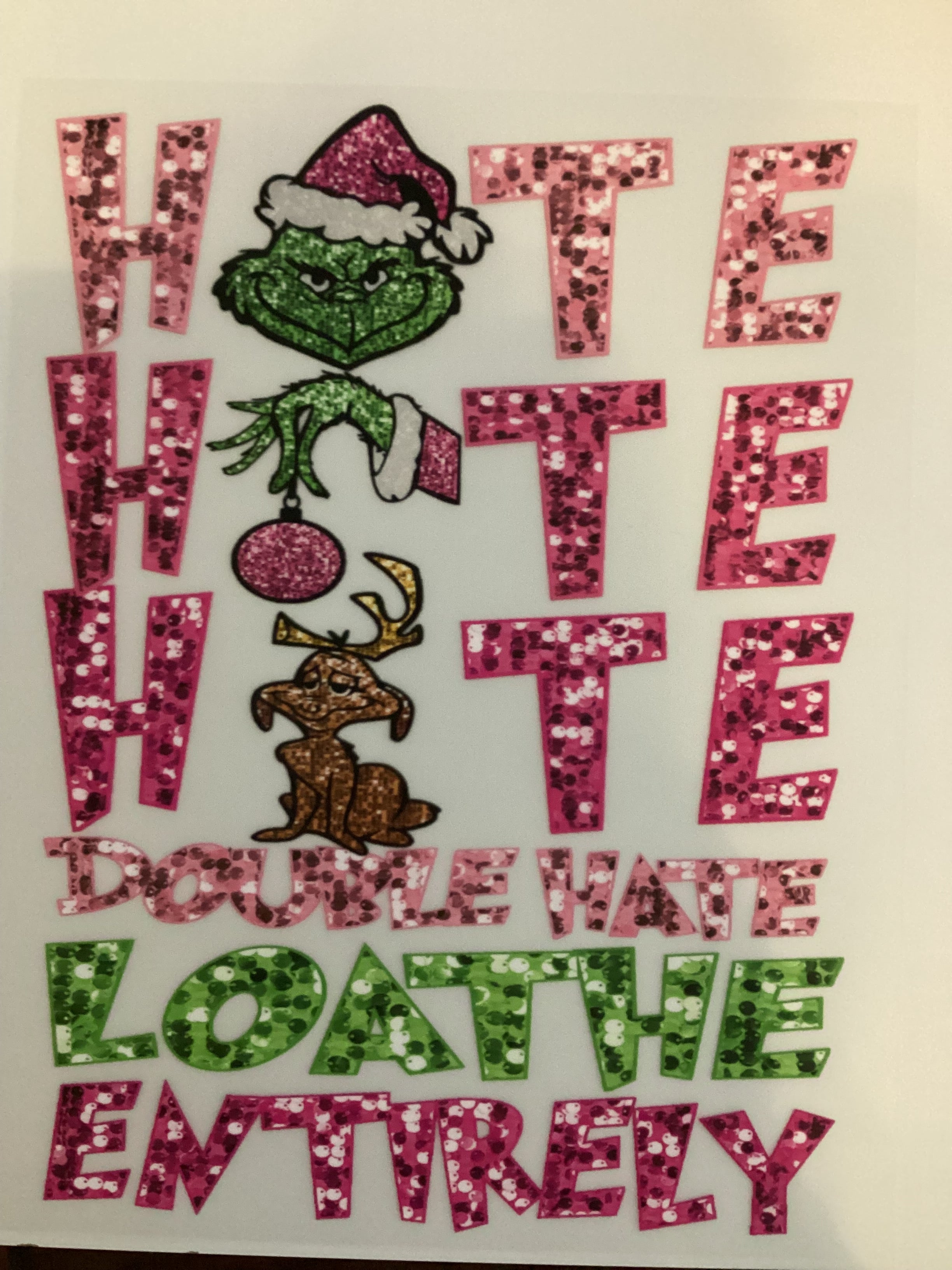 Hate hate hate Loathe