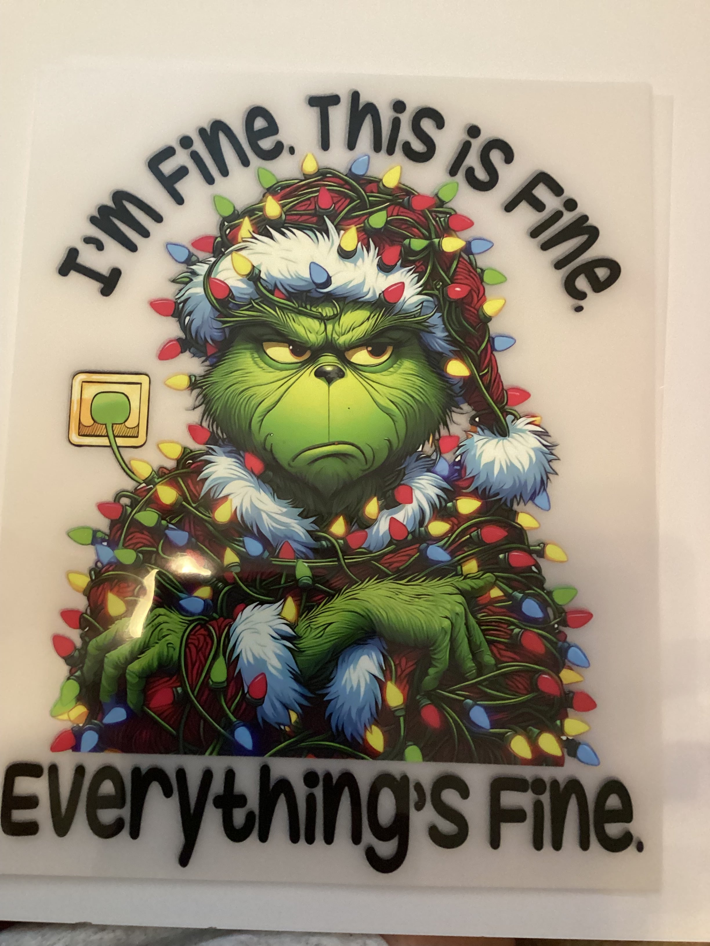 I’m fine this is fine