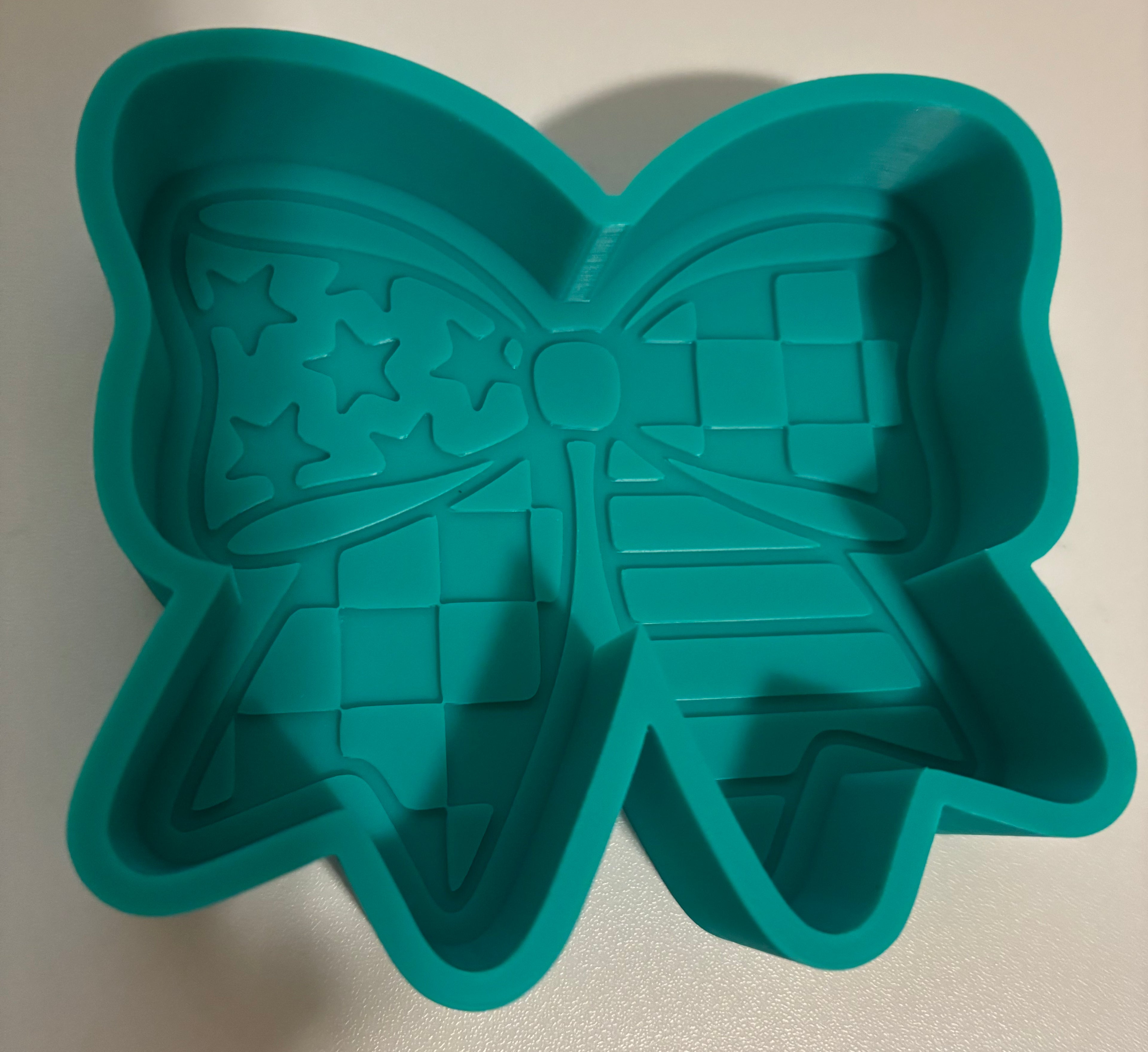 Checkered Star Freshie Mold