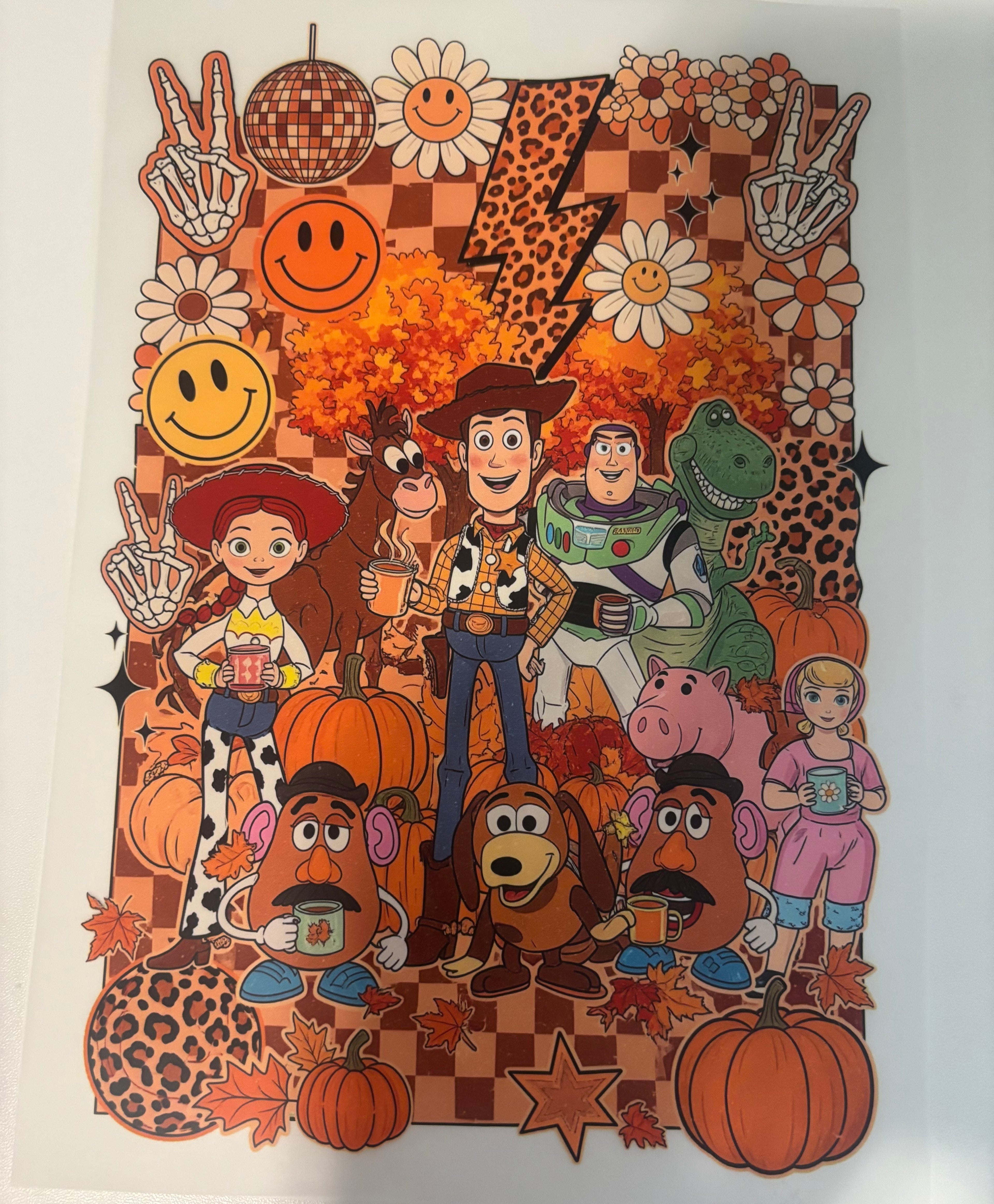 Toy Story Fall Tee Design