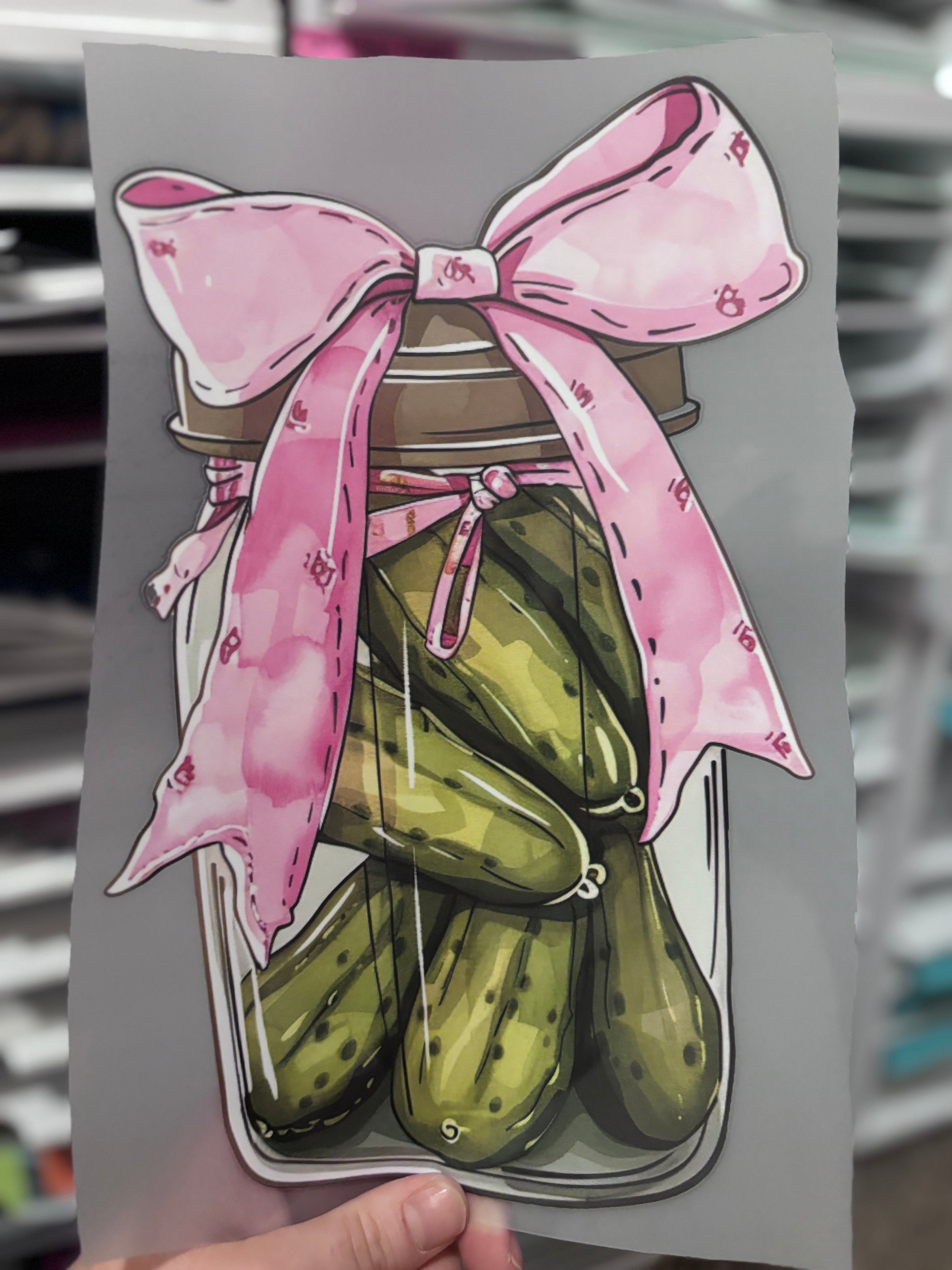 Bow Pickle Jar