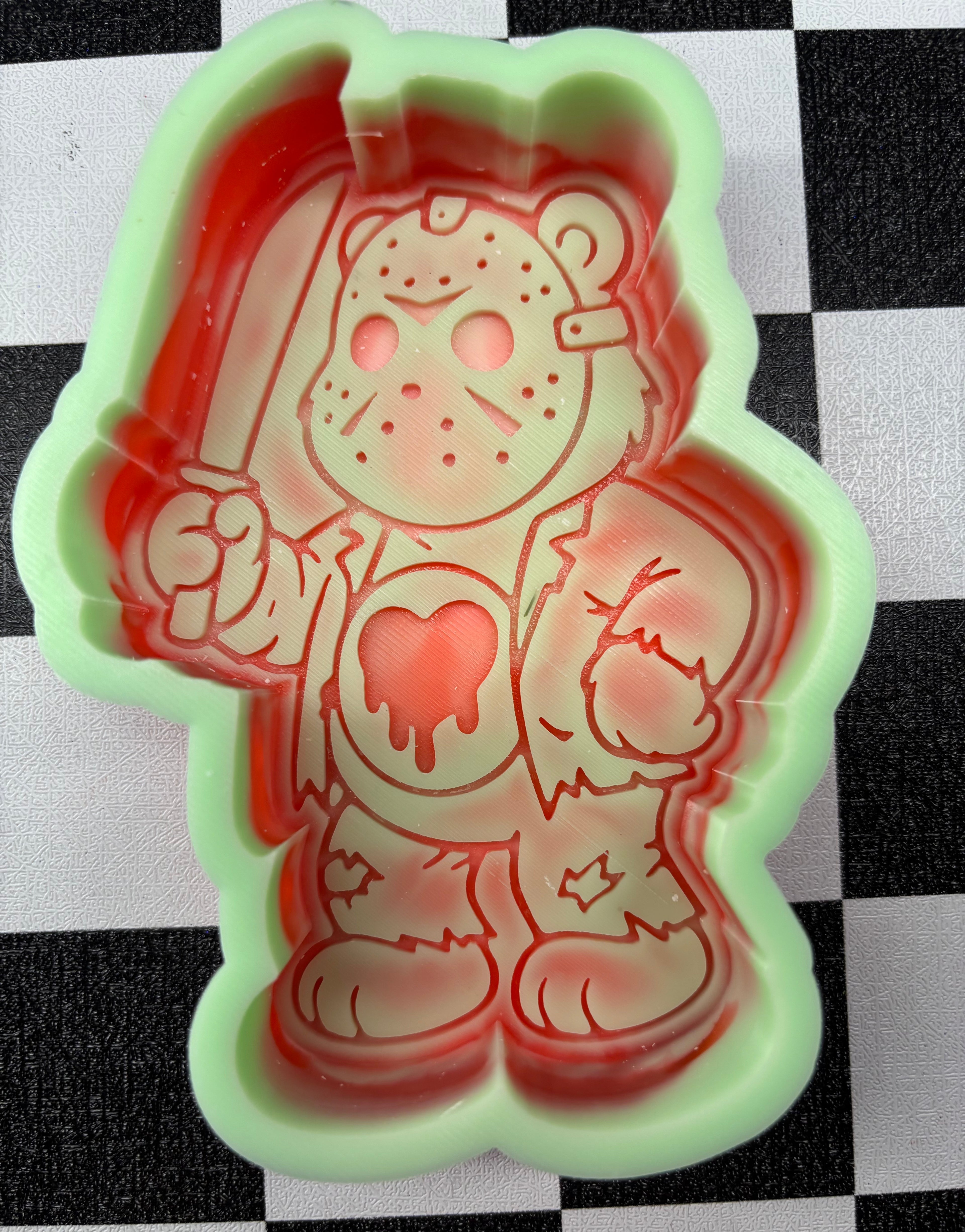 Jason Scary Bear Custom Freshie Mold