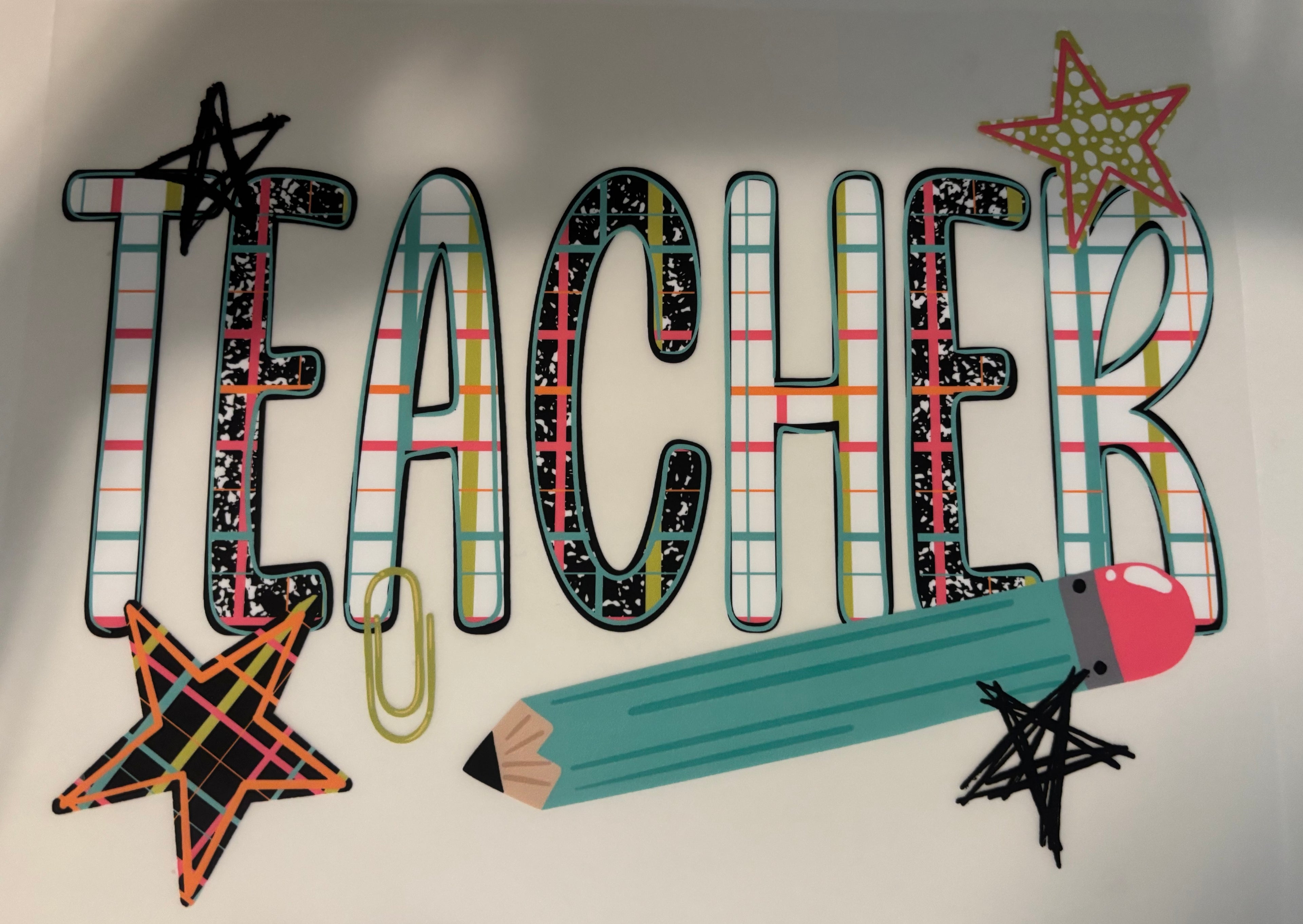 Teacher Pattern Tee Design