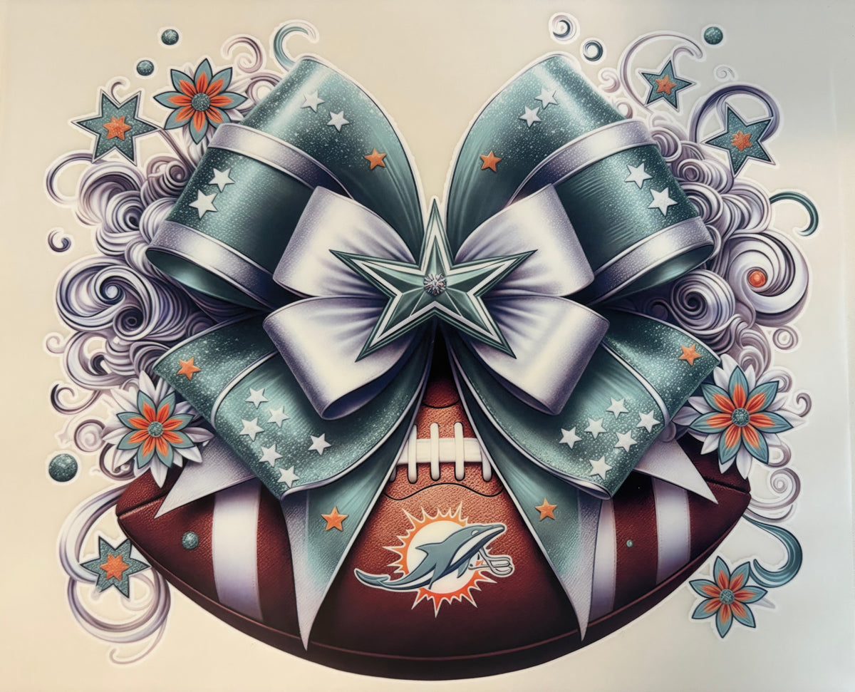 Dolphins Football Tee Design