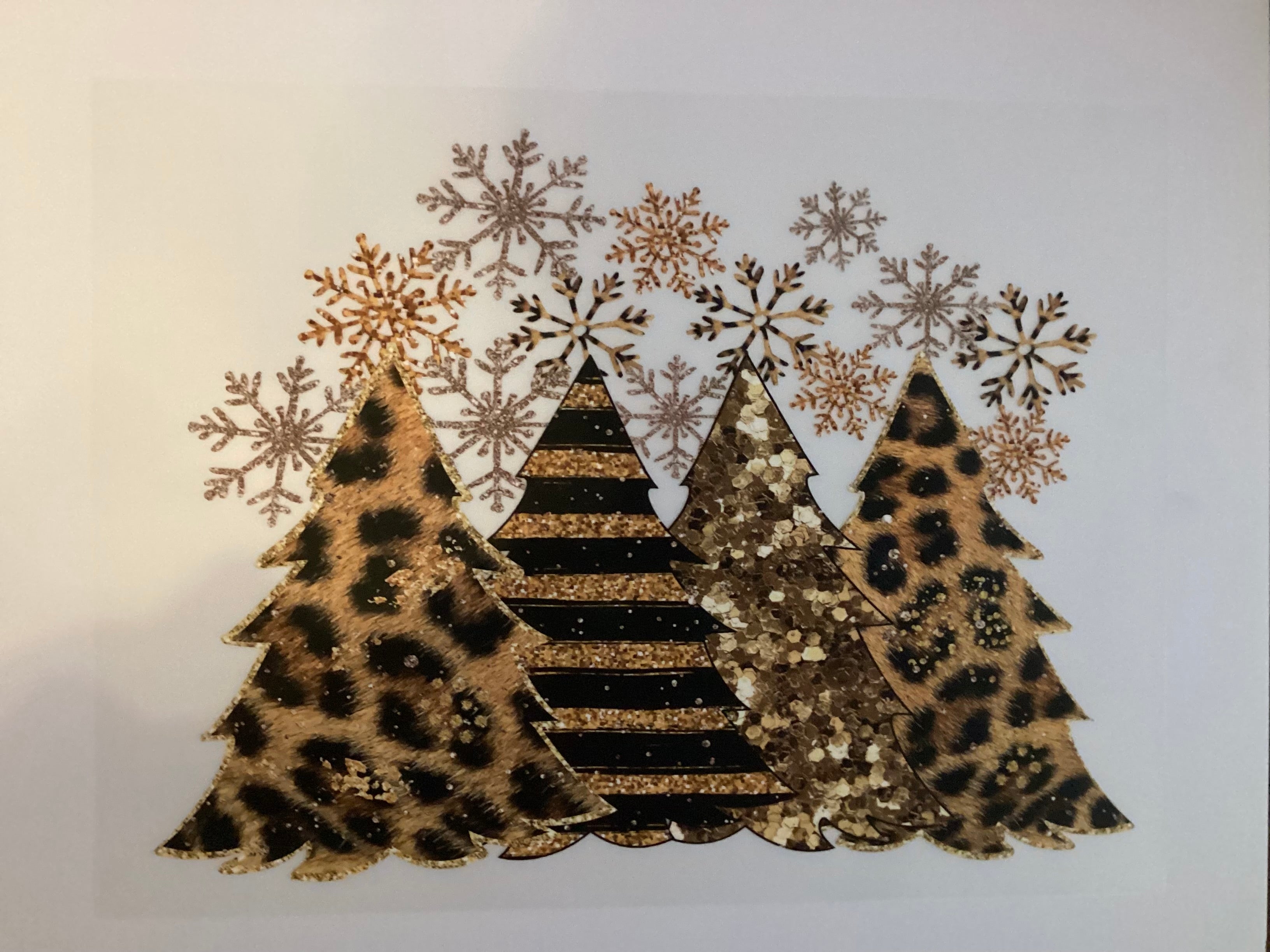 Gold Christmas trees