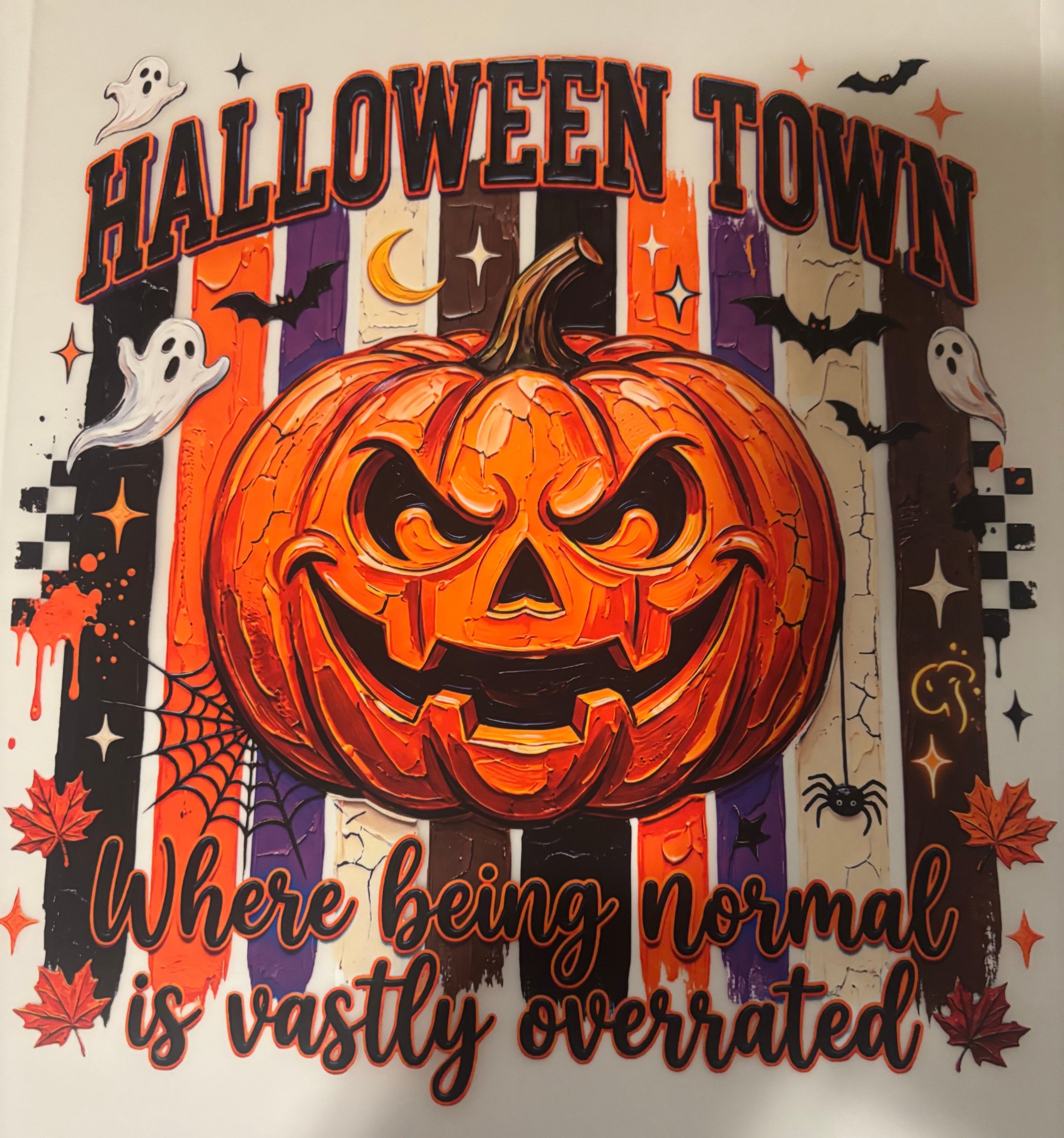 Halloween town pumpkin tee design