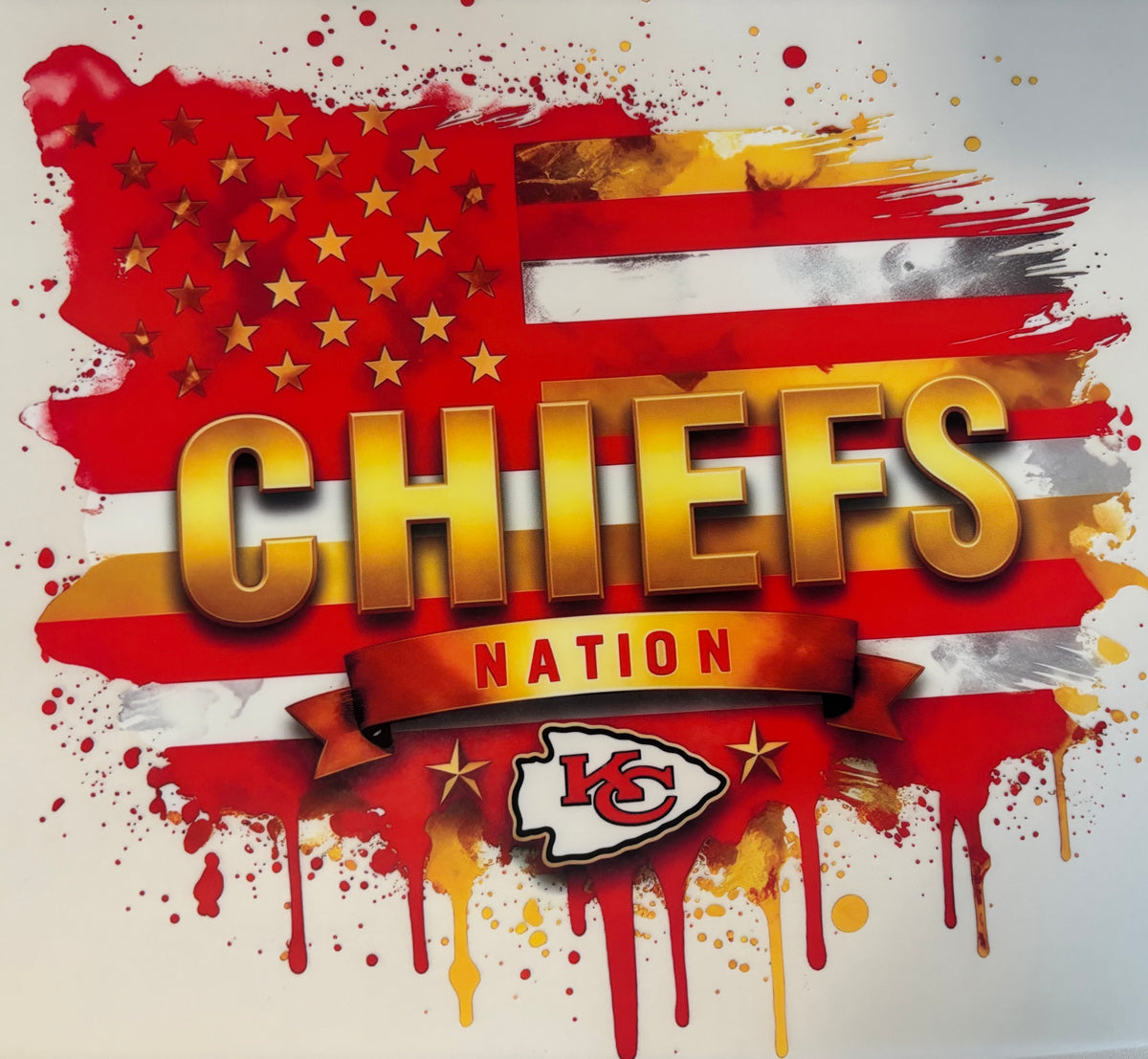 Chiefs Flag Tee Design
