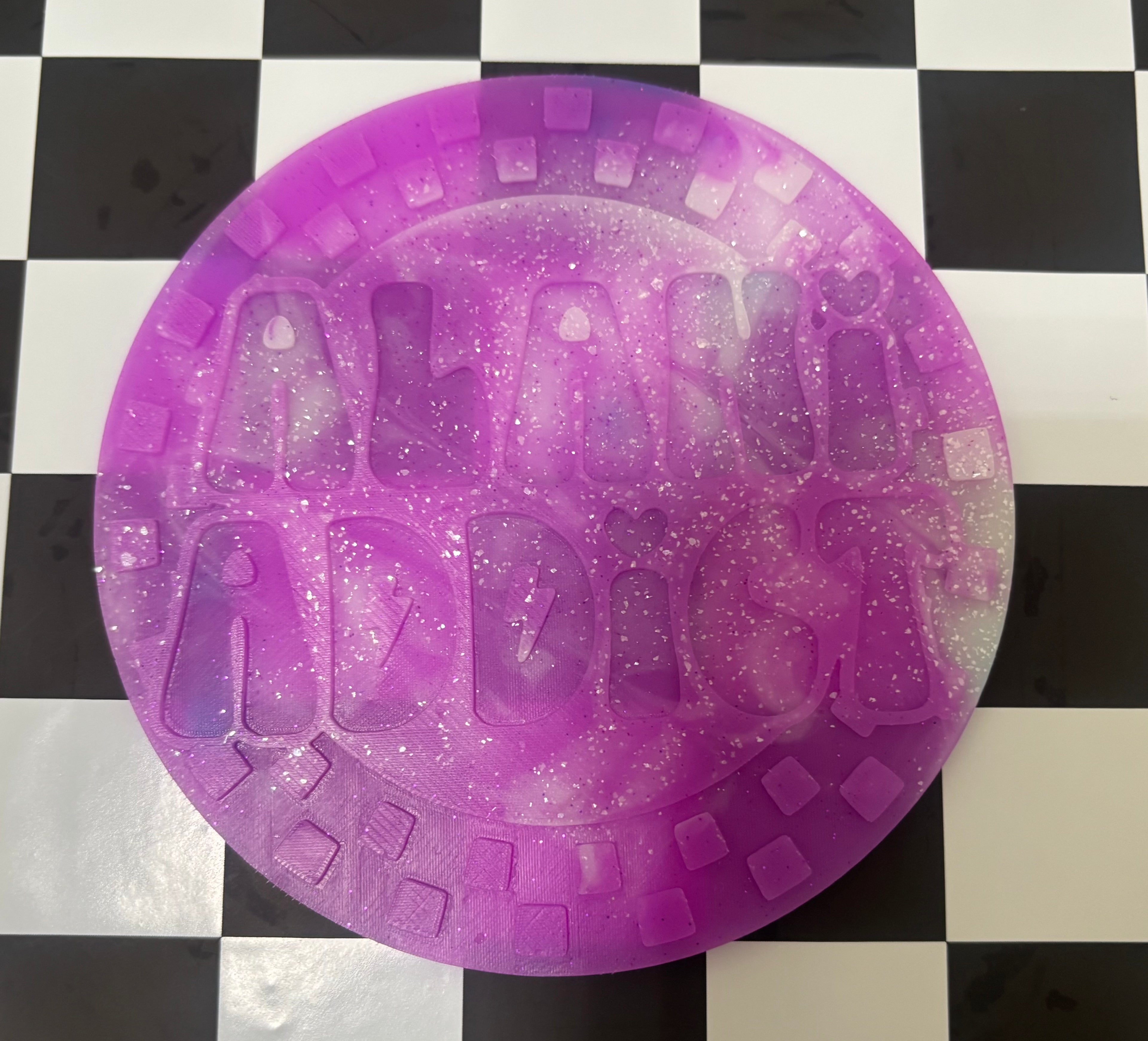 Custom checkered circle alani addict